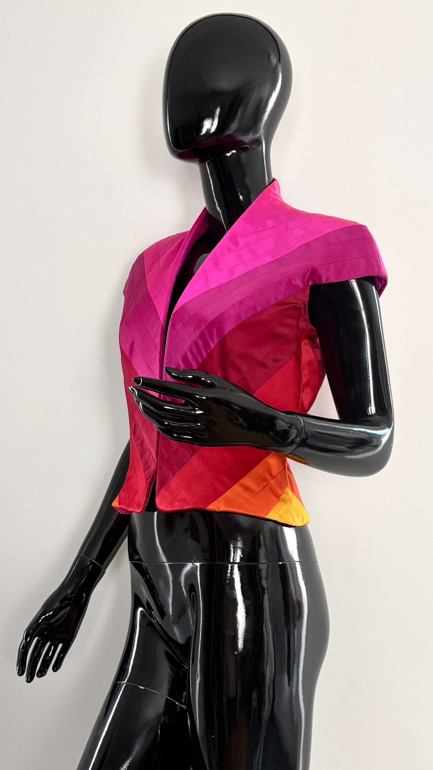 Scherrer Couture rainbow top