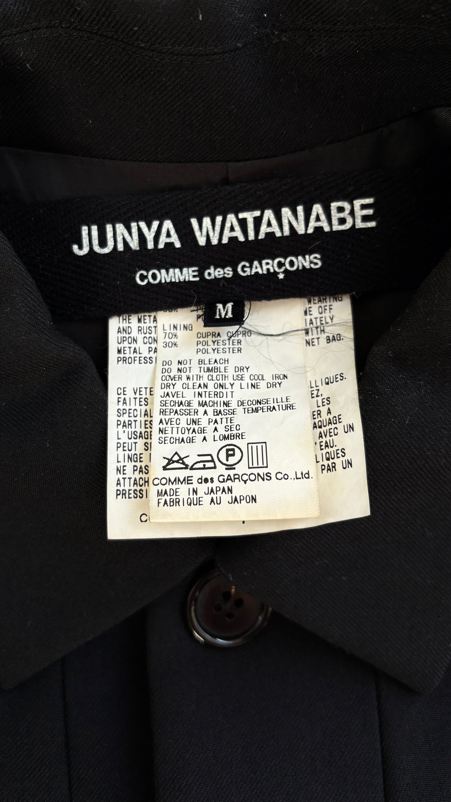 Junya Watanabe A/W 1999 convertible bag jacket