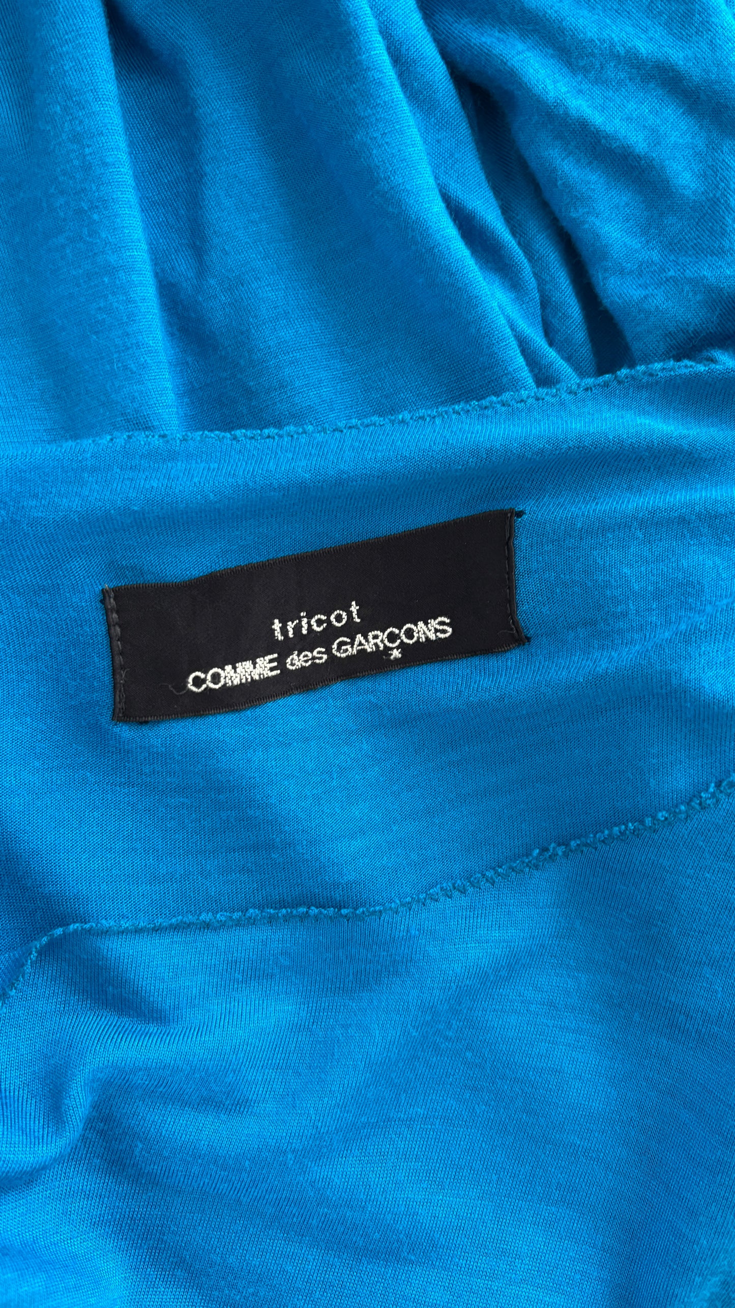 Comme des Garcons tricot draped top