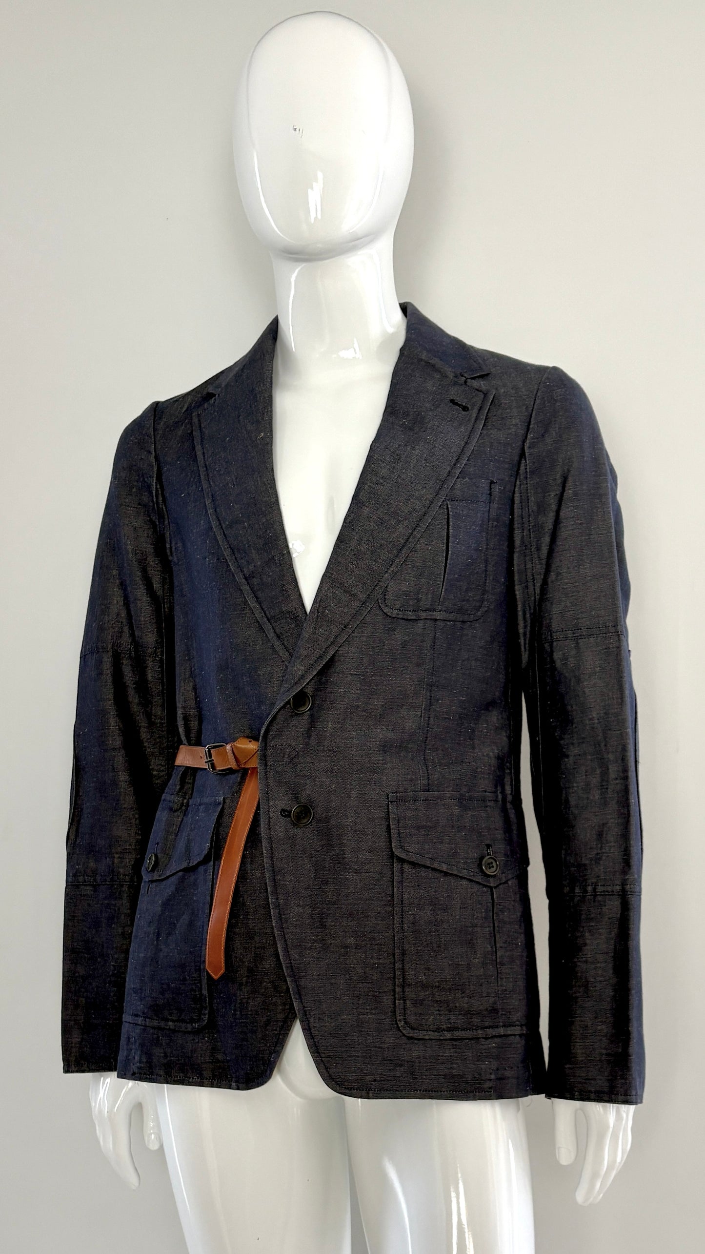 Dries van Noten jacket with leather fastening