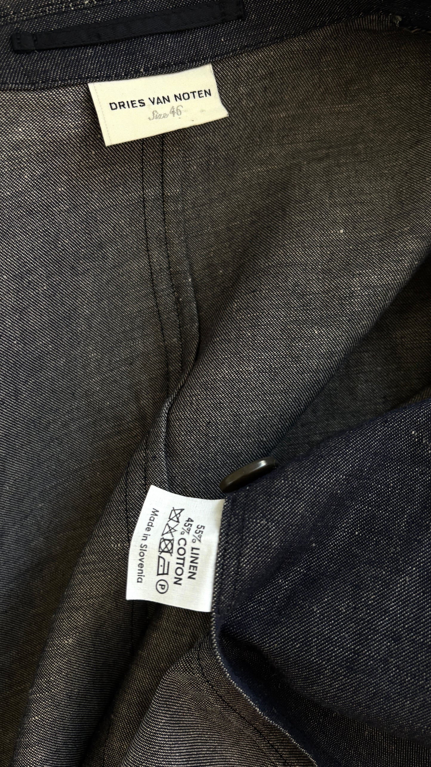 Dries van Noten jacket with leather fastening