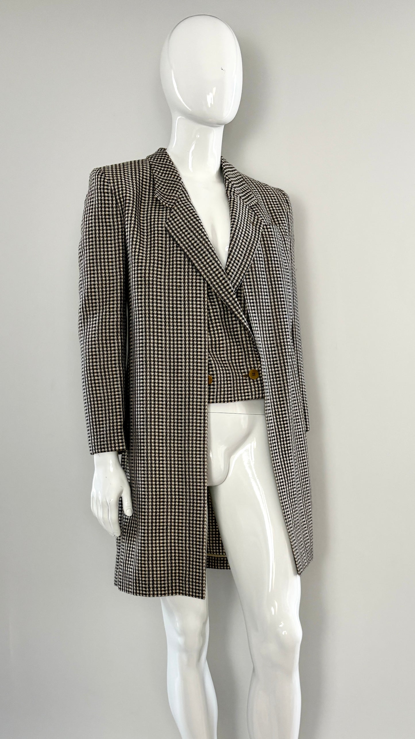 Armani houndstooth jacket/waistcoat