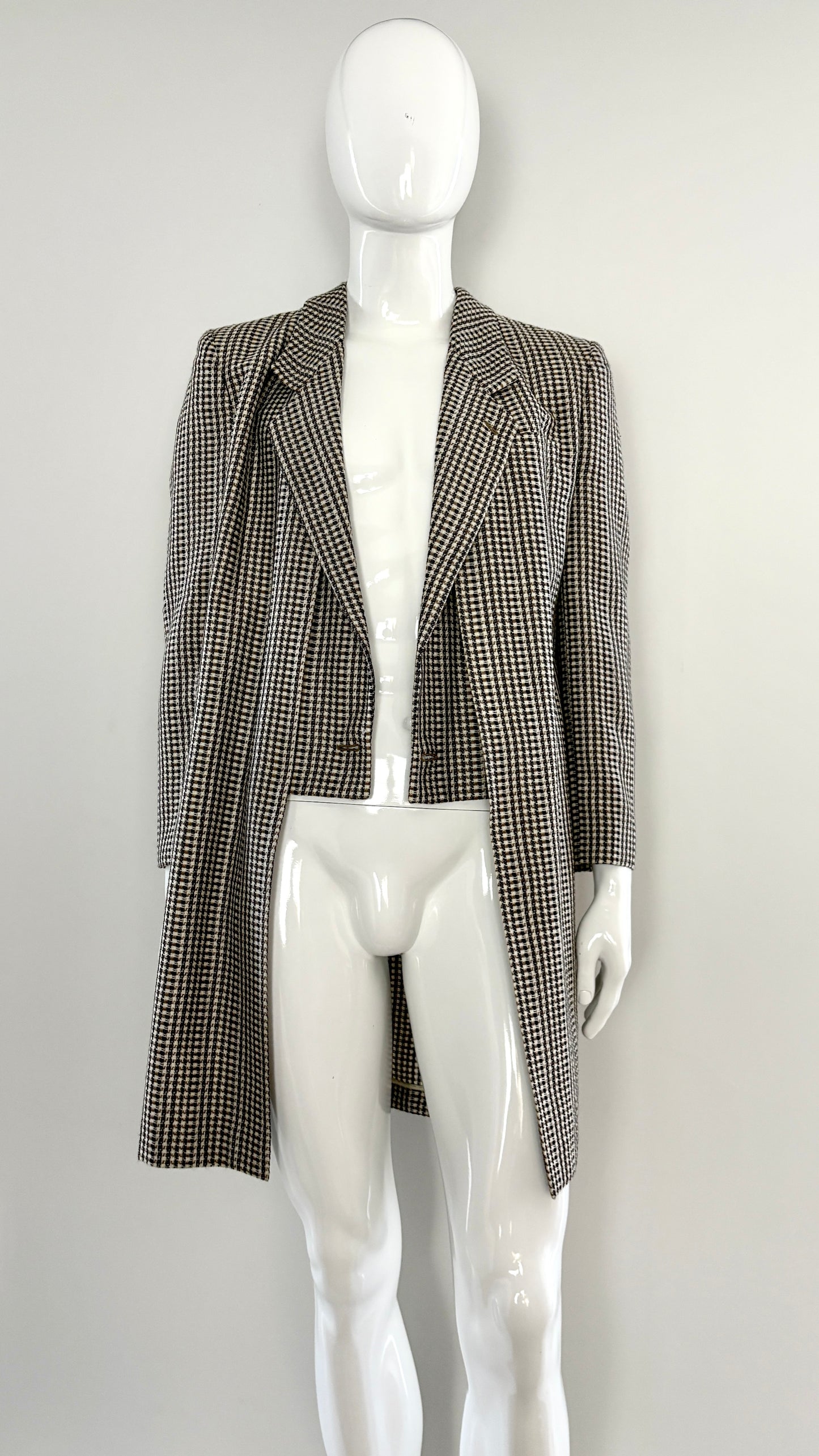 Armani houndstooth jacket/waistcoat