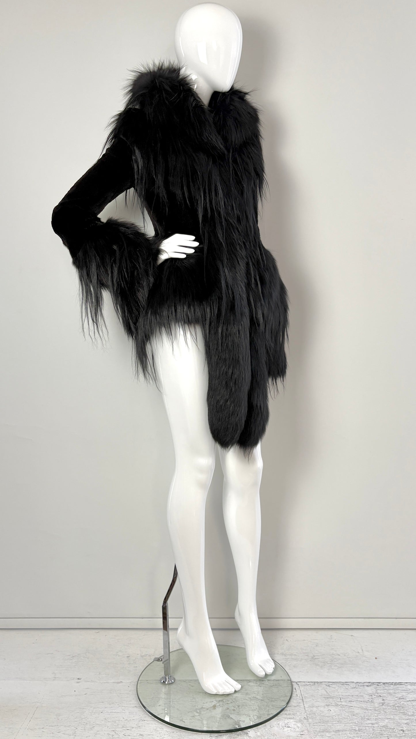 Alexander McQueen A/W 2014 shaved fur jacket From the personal wardrobe of Annabelle Neilson
