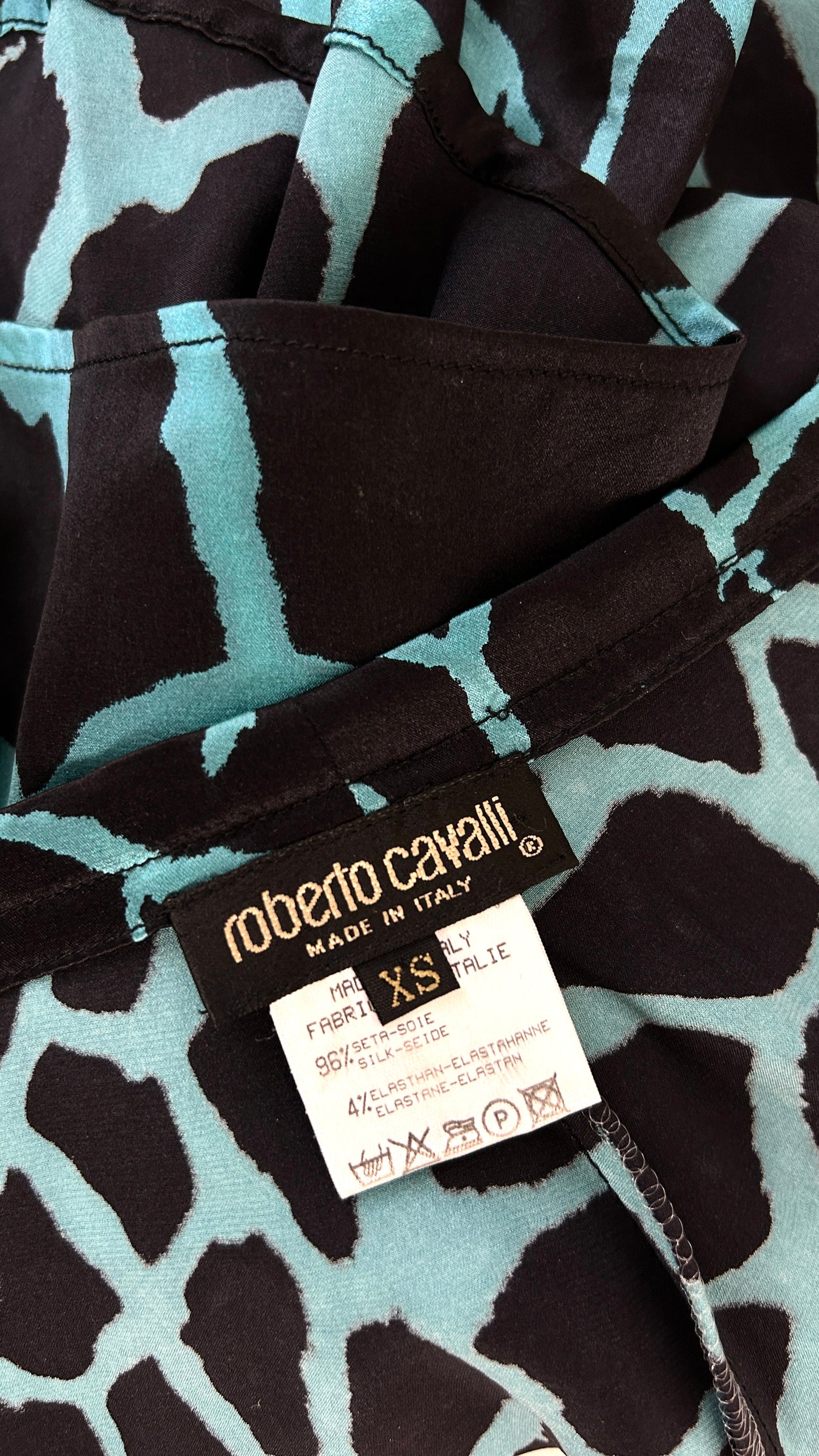 Roberto Cavalli Giraffe print ensemble