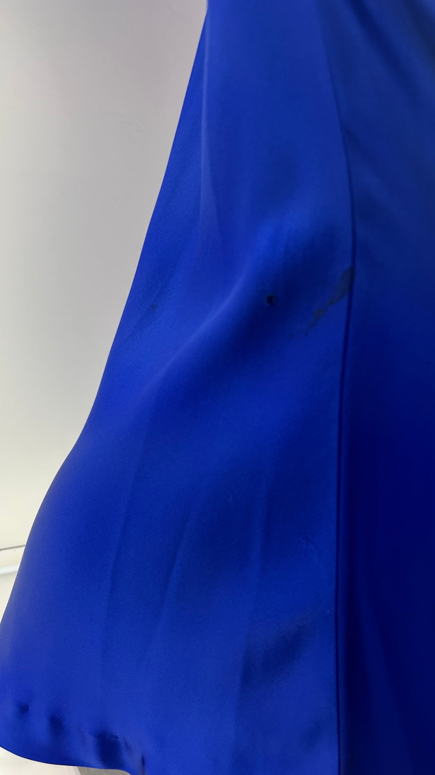 Roberto Cavalli ultramarine silk ensemble