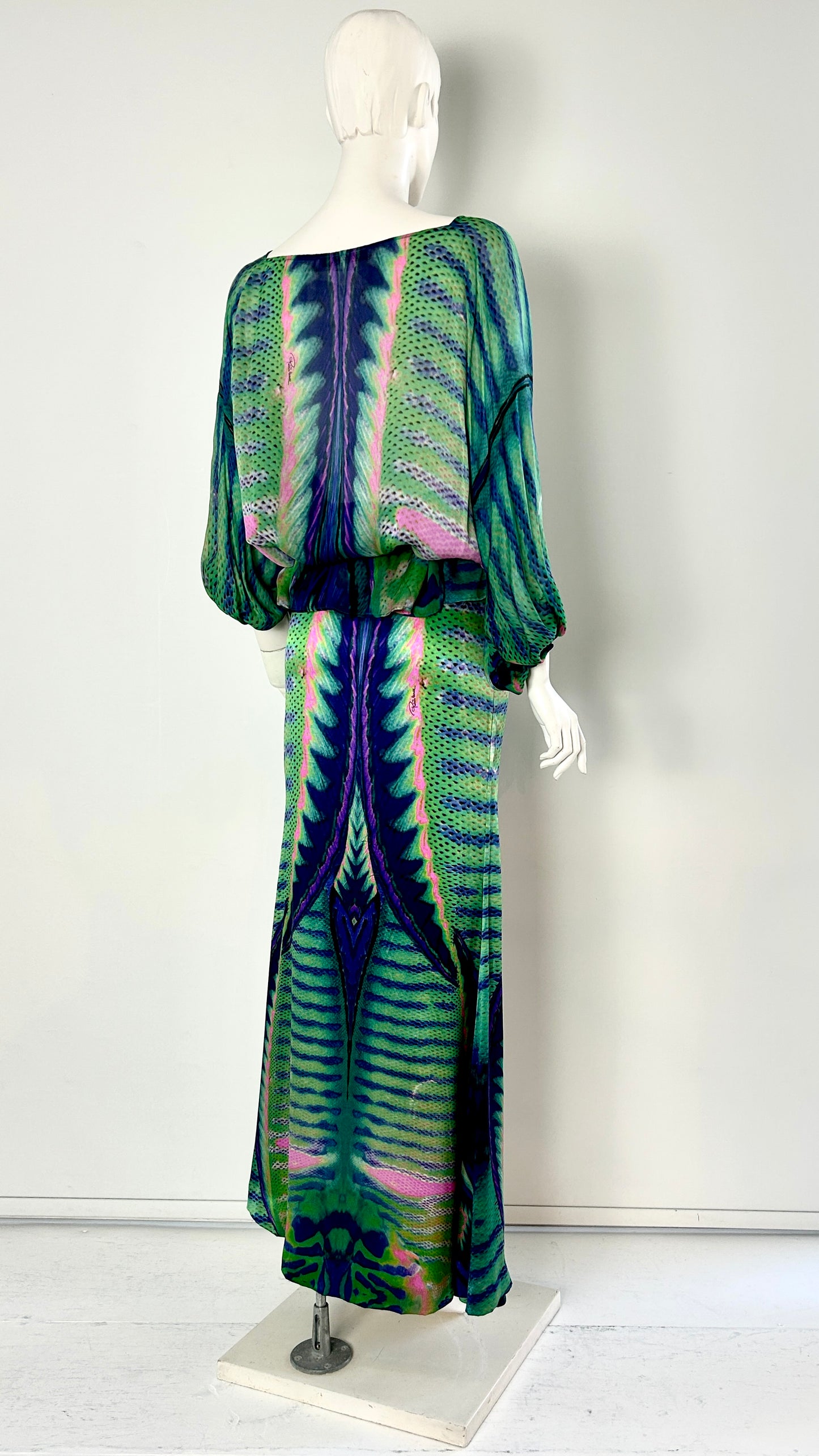 Roberto Cavalli tropical print ensemble