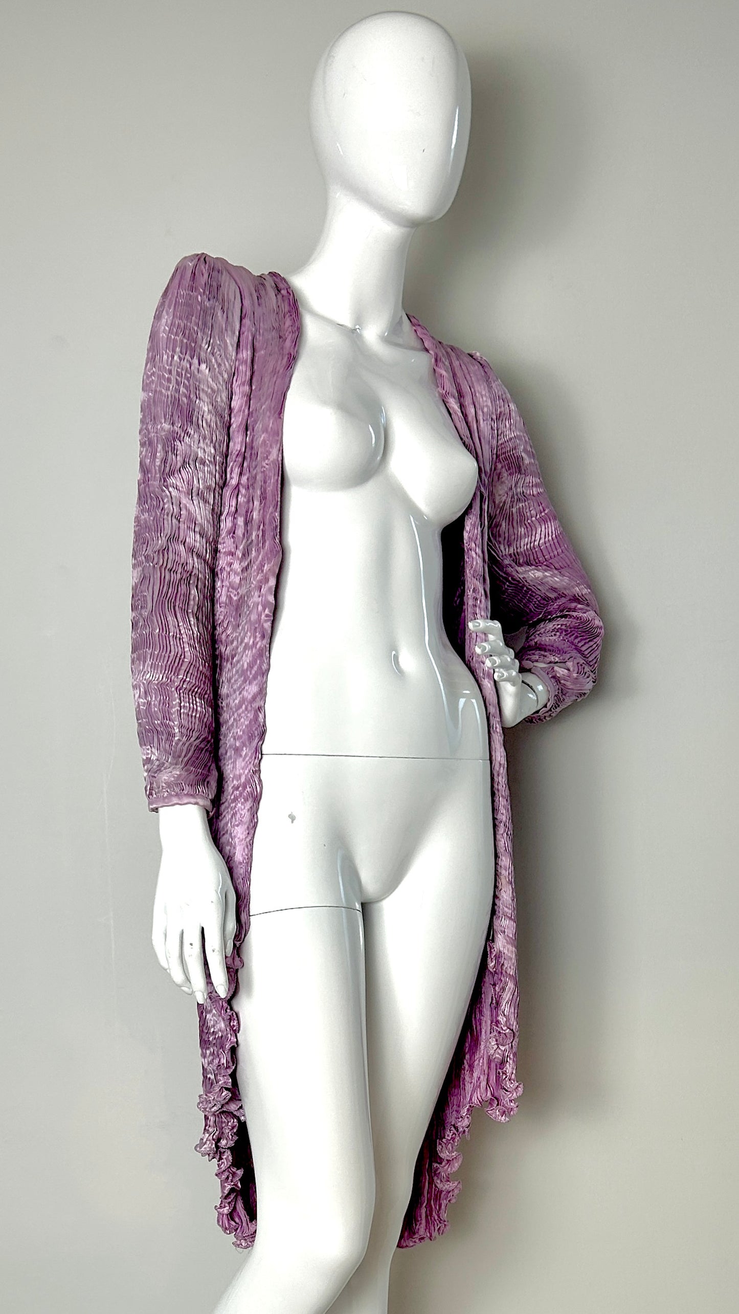 Charles and Patricia Lester pleated jacket