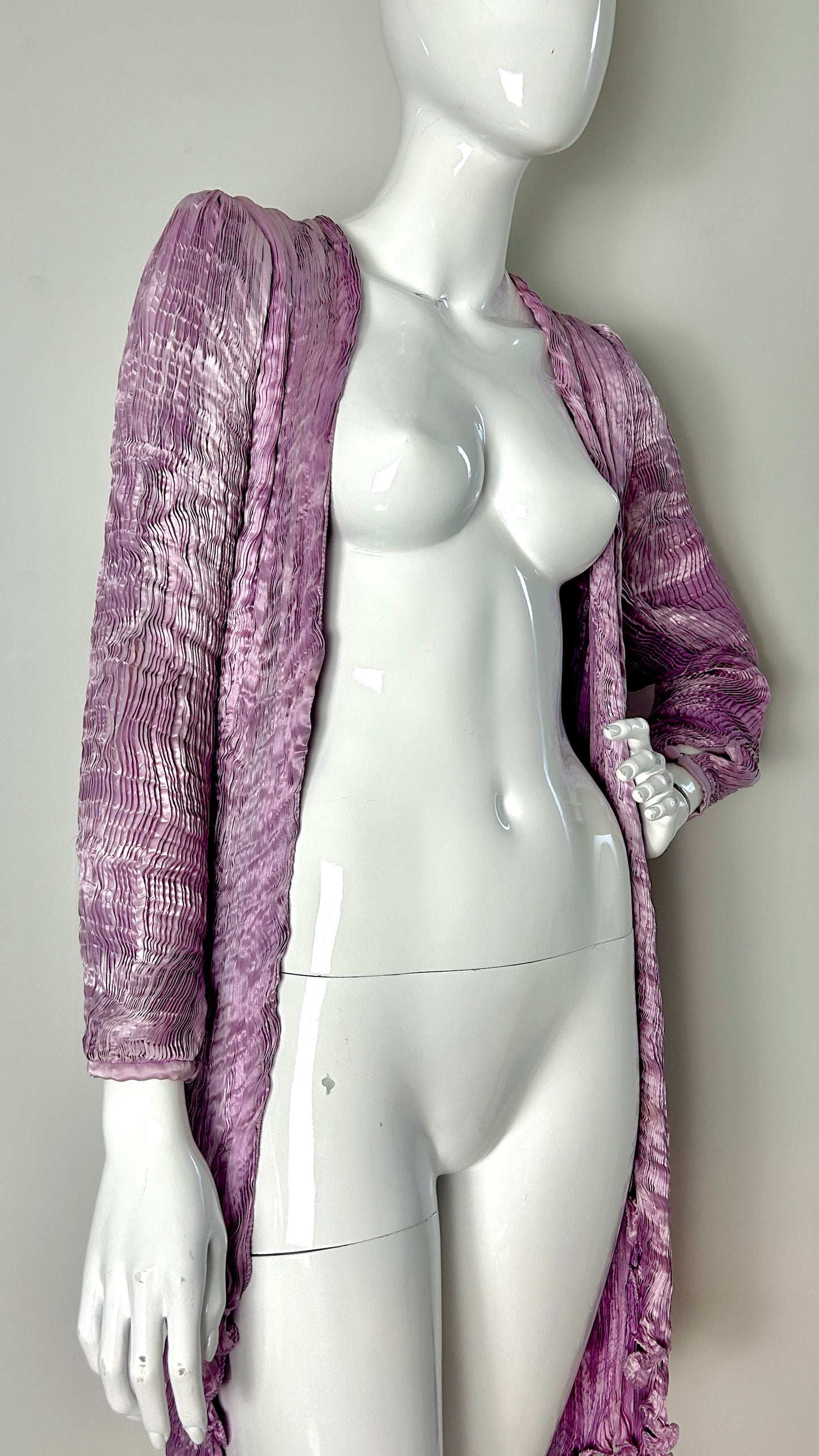 Charles and Patricia Lester pleated jacket