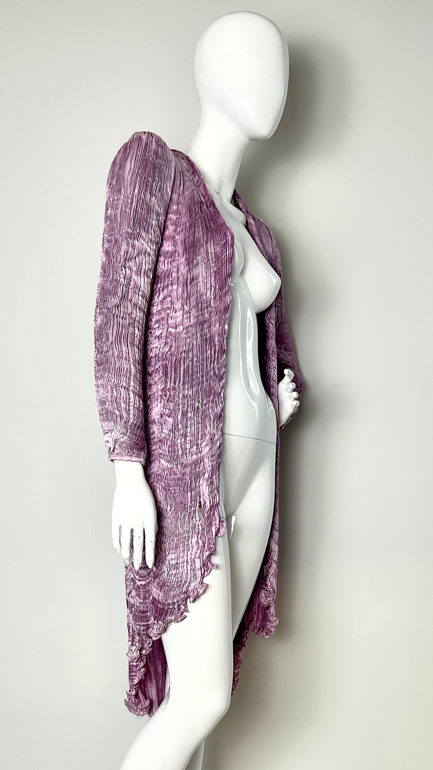 Charles and Patricia Lester pleated jacket