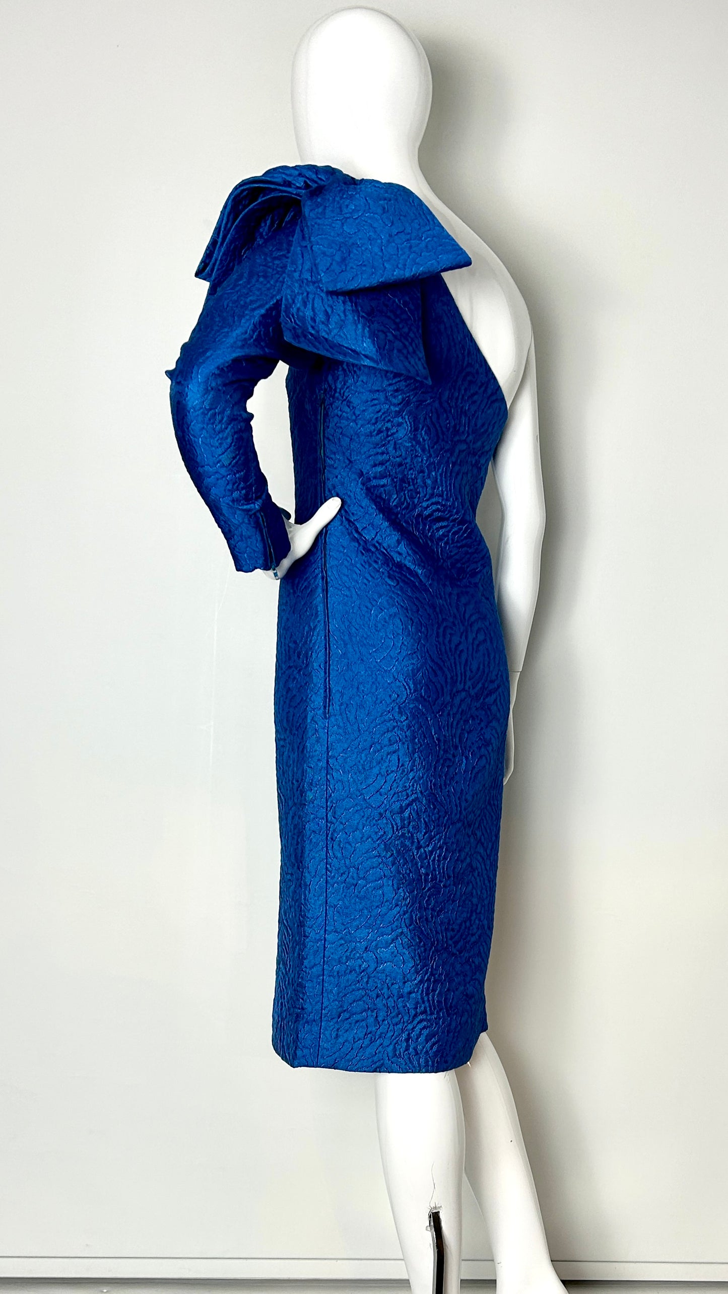 Yves Saint Laurent brocade bow dress