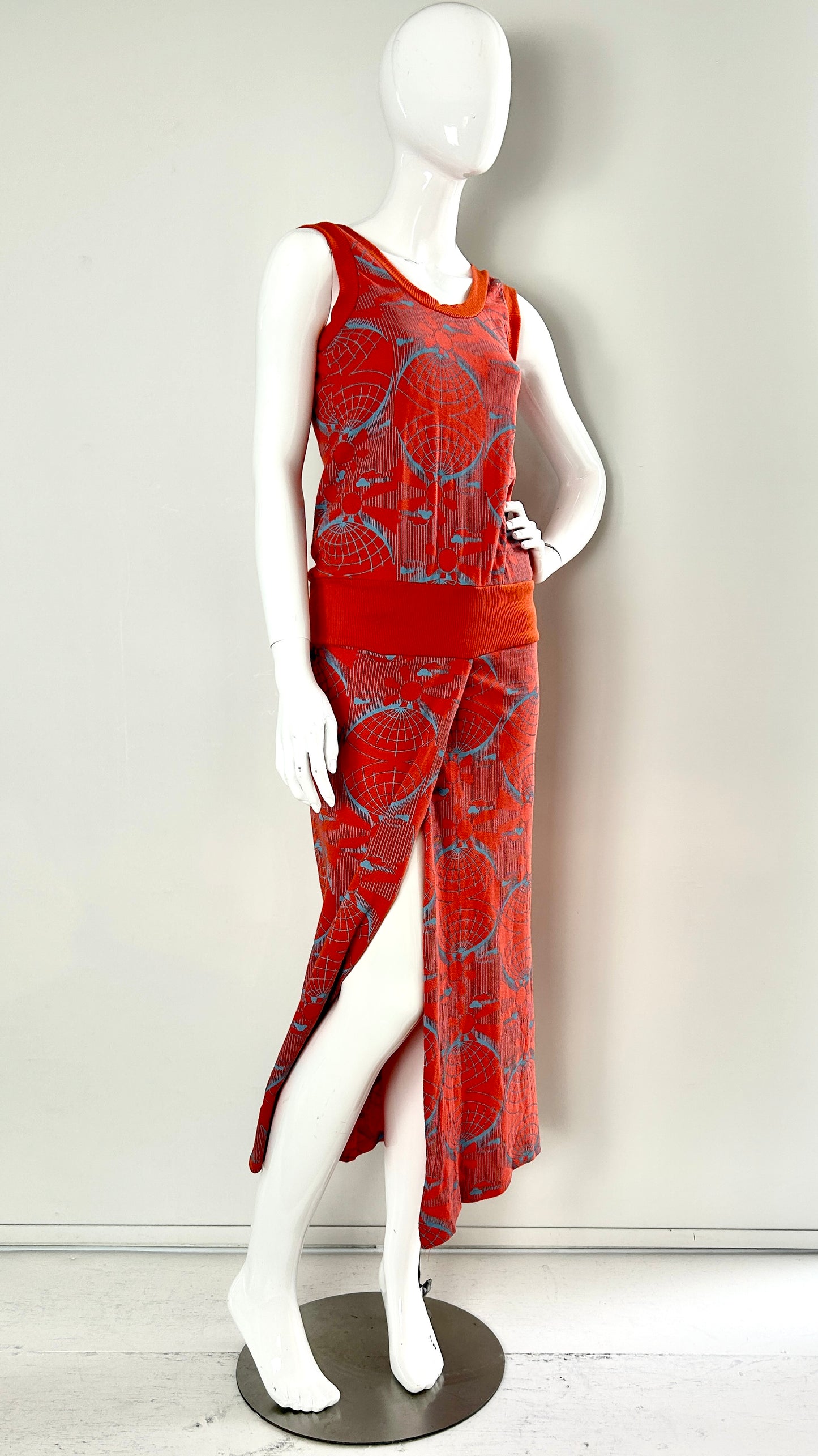 Swanky Modes printed jersey dress