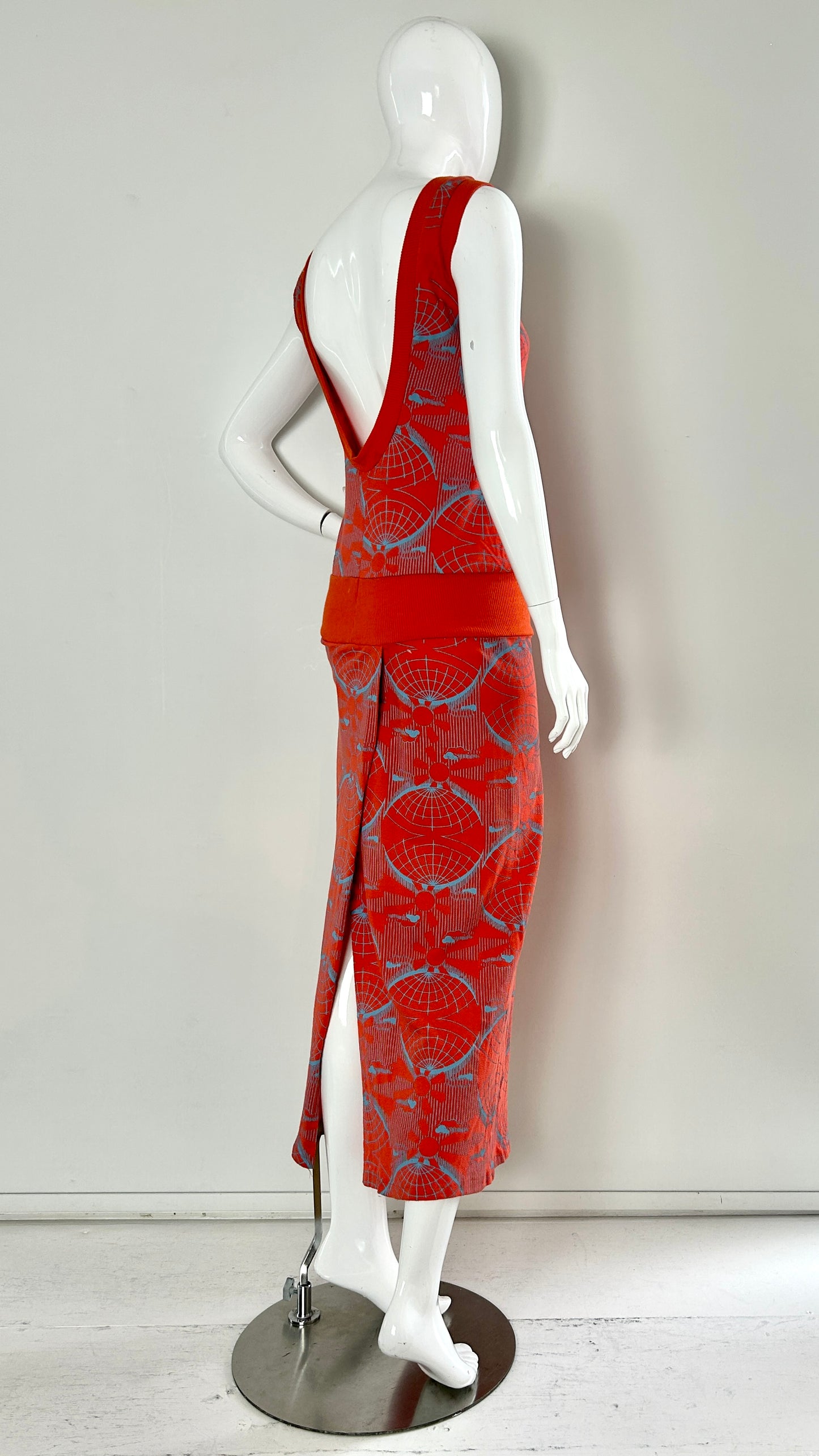 Swanky Modes printed jersey dress