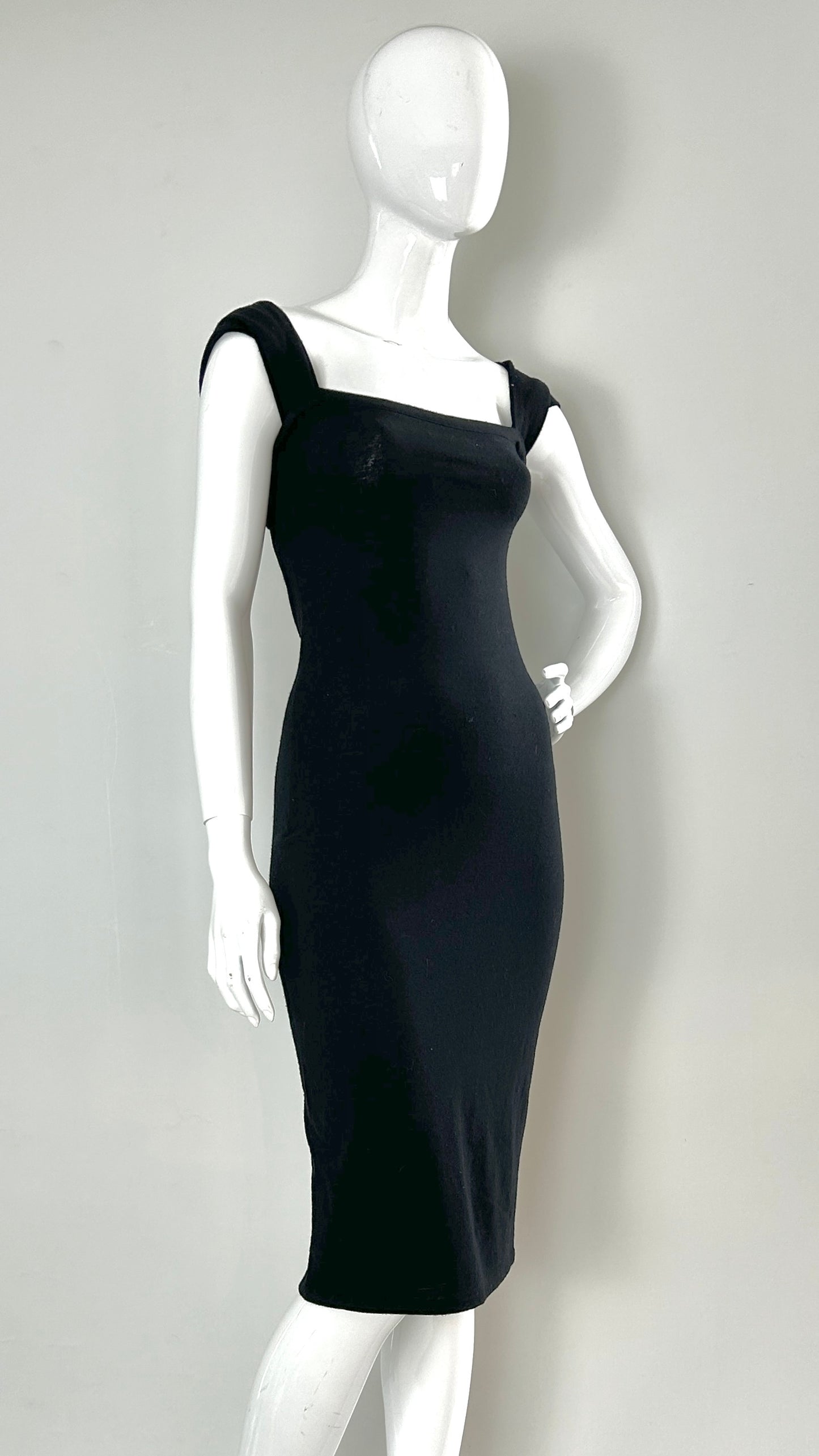 Swanky Modes jersey dress with tie