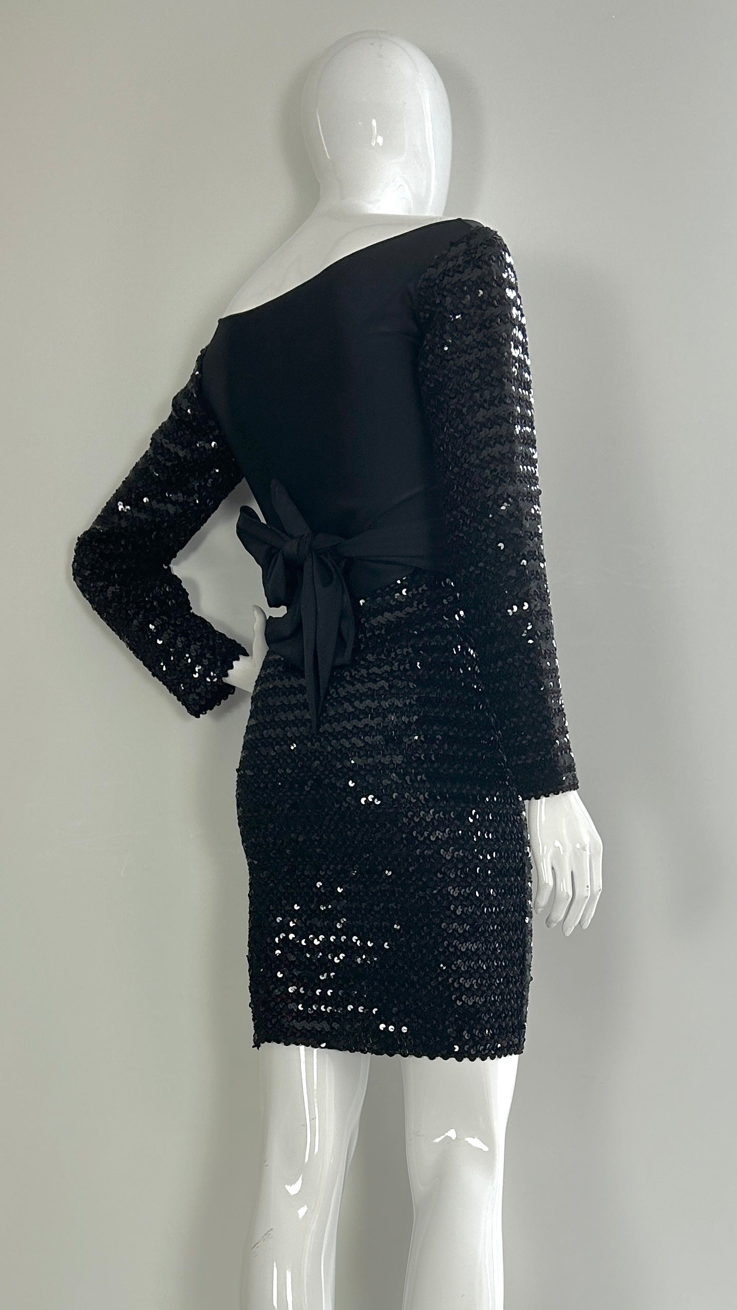 Junior Gaultier sequin two piece sequin dress