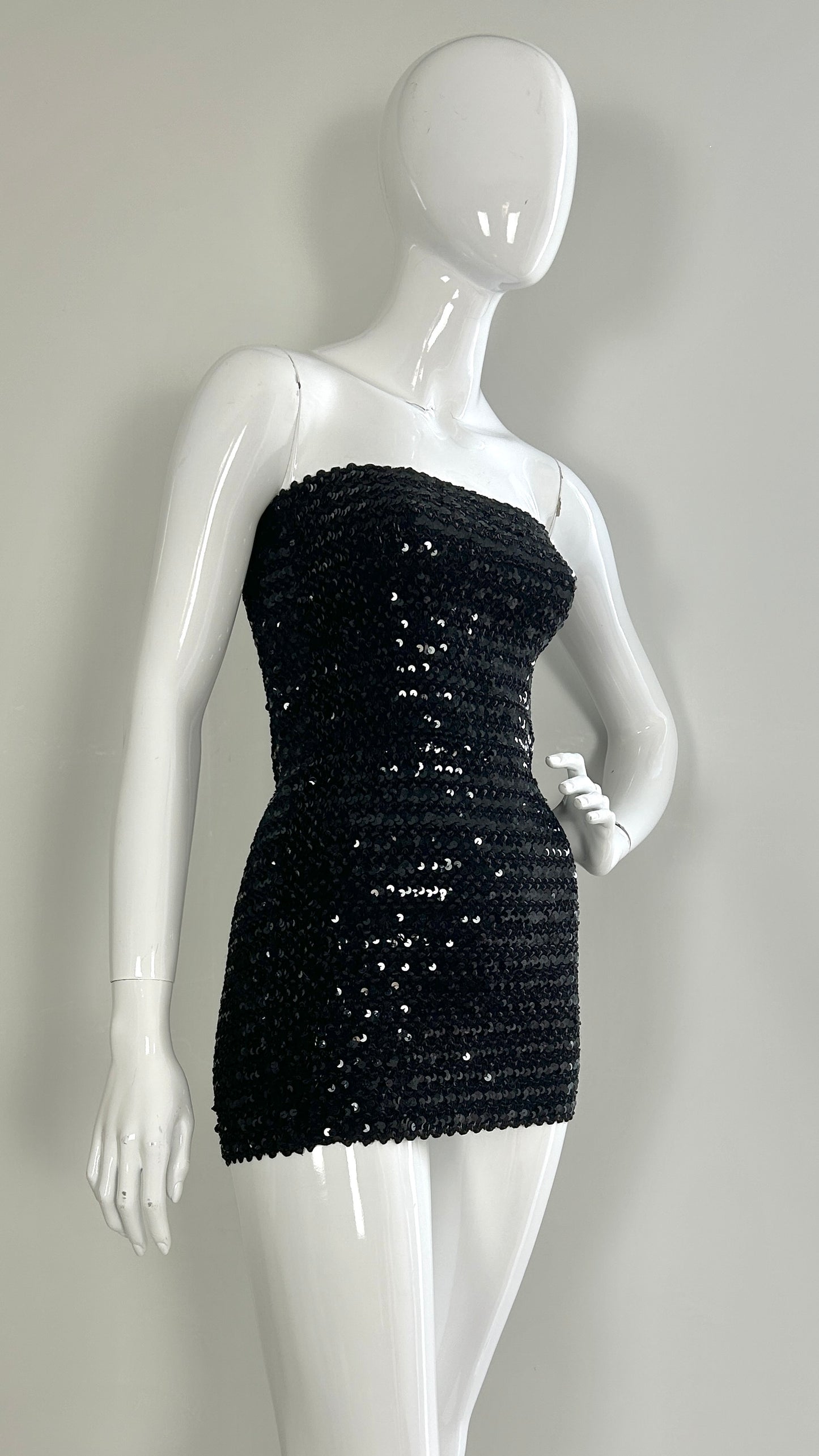 Junior Gaultier sequin two piece sequin dress