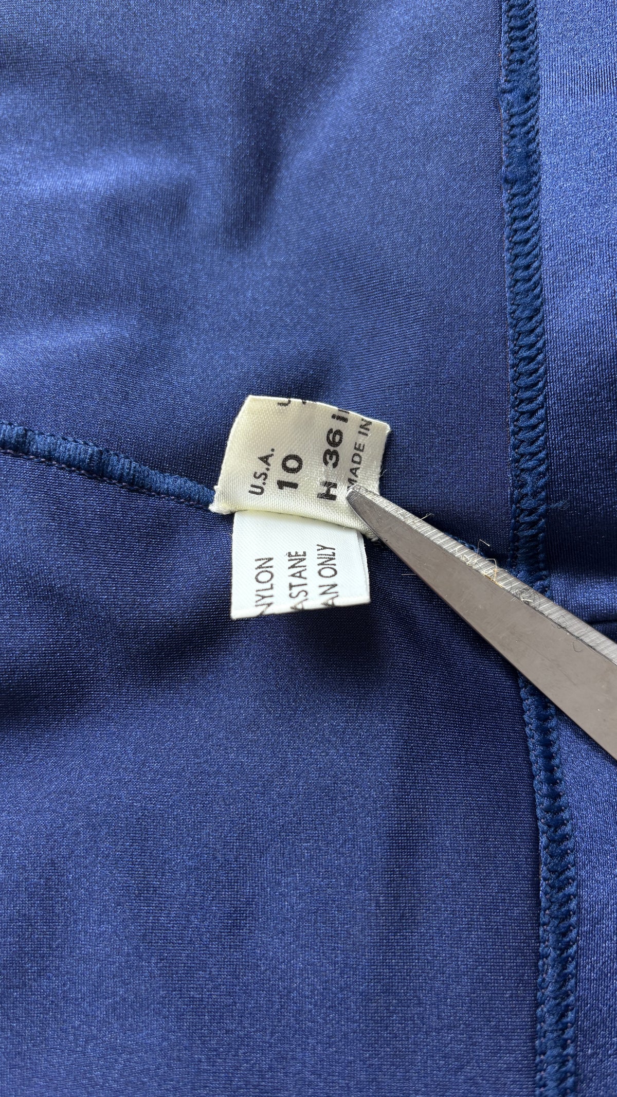 John Galliano circle cut lycra dress