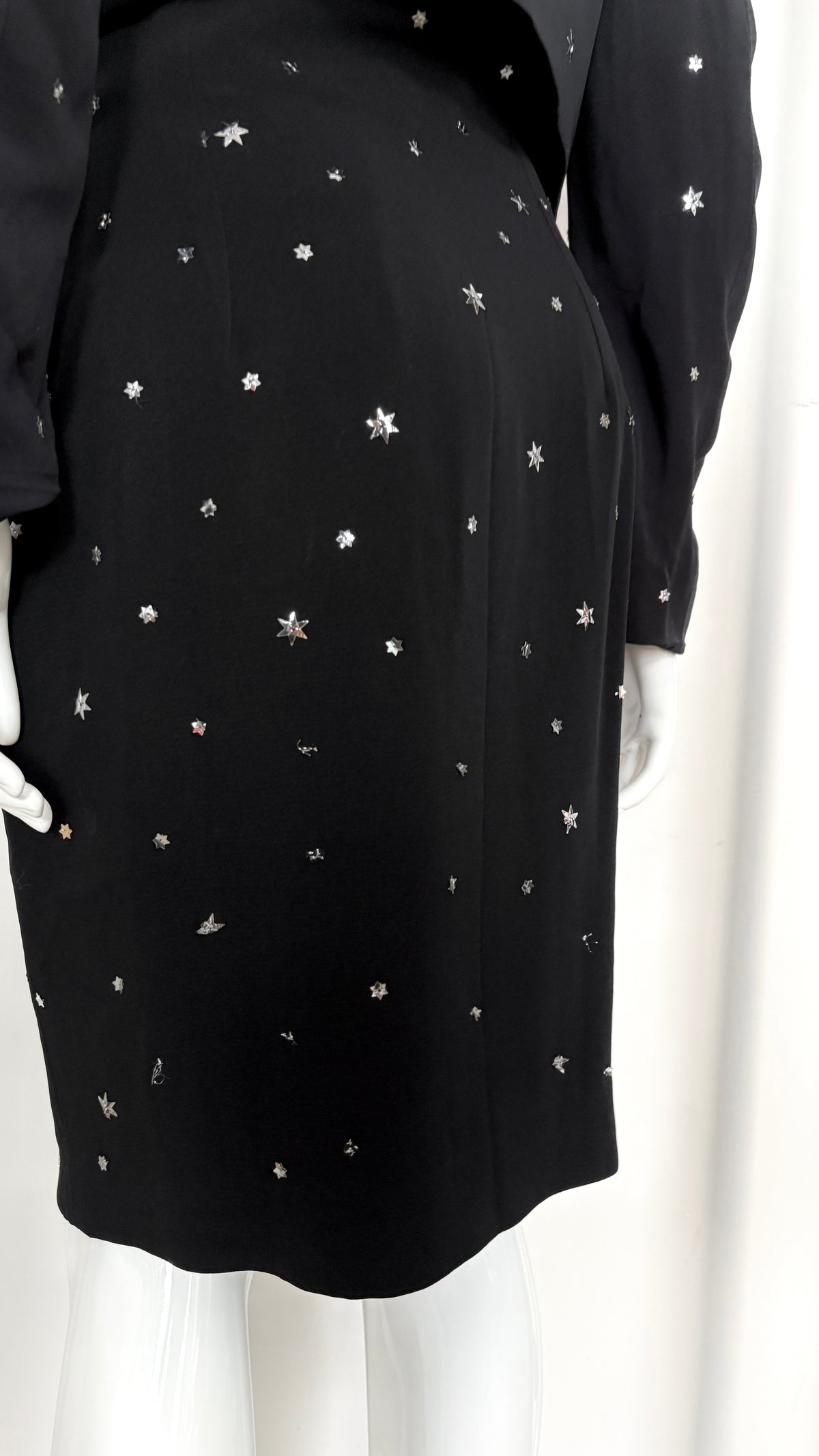 Rifat Ozbek A/W 1988/89 sequin embroidered suit
