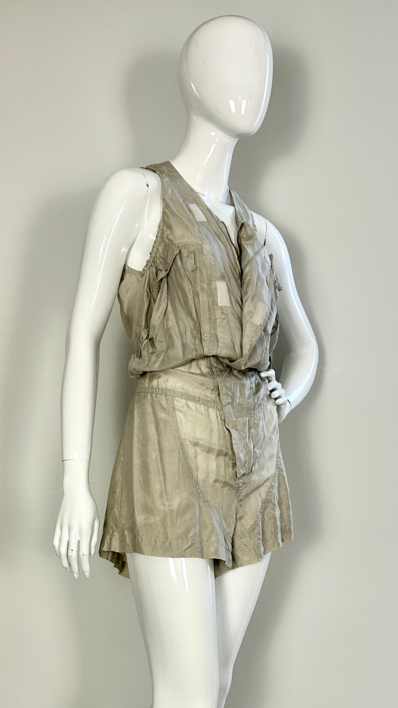 Katharine Hamnett silk playsuit