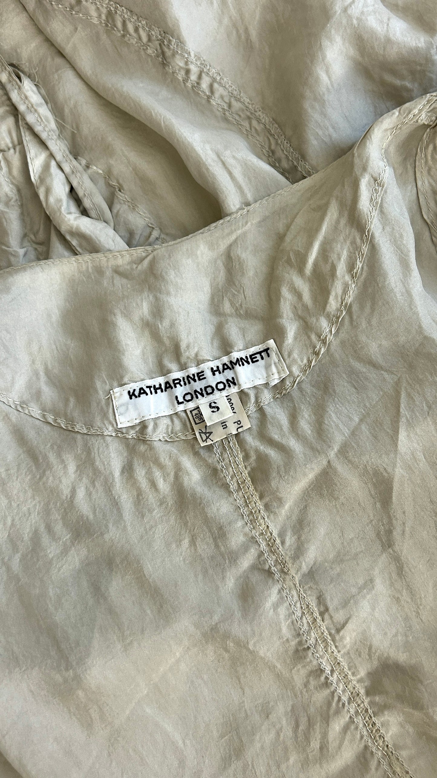 Katharine Hamnett silk playsuit