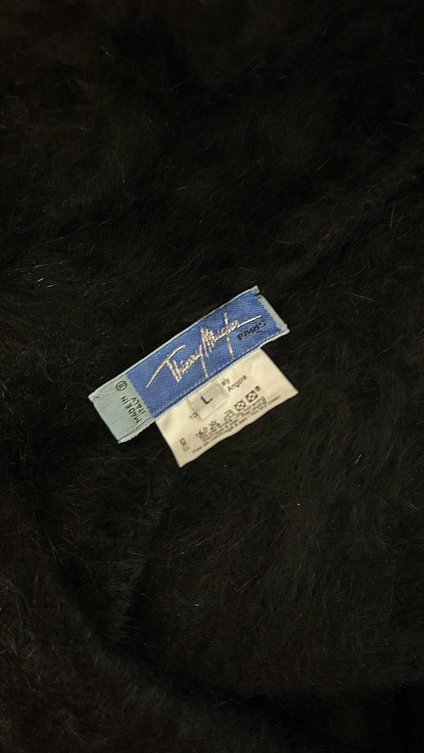 Thierry Mugler mohair dress