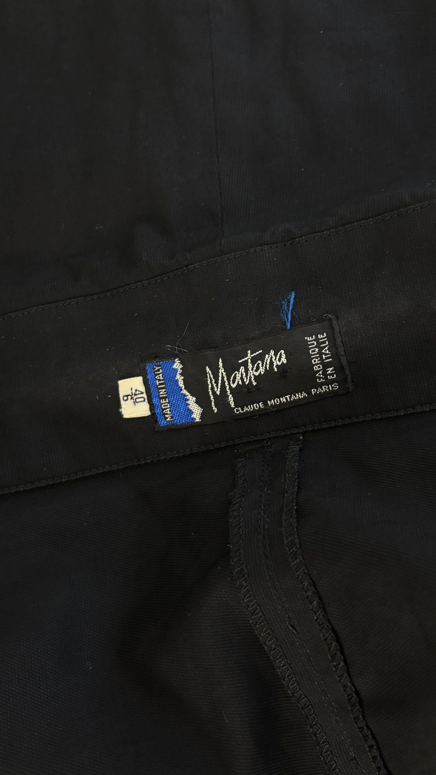 Claude Montana jacket with exaggerated collar