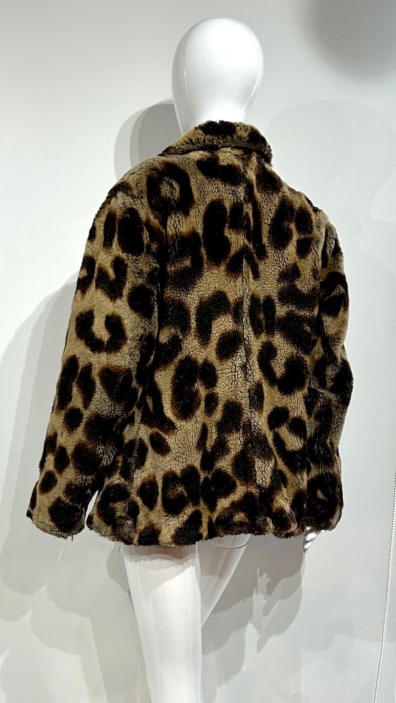 Vivienne Westwood S/S 1992/1993 'always on camera' faux fur jacket