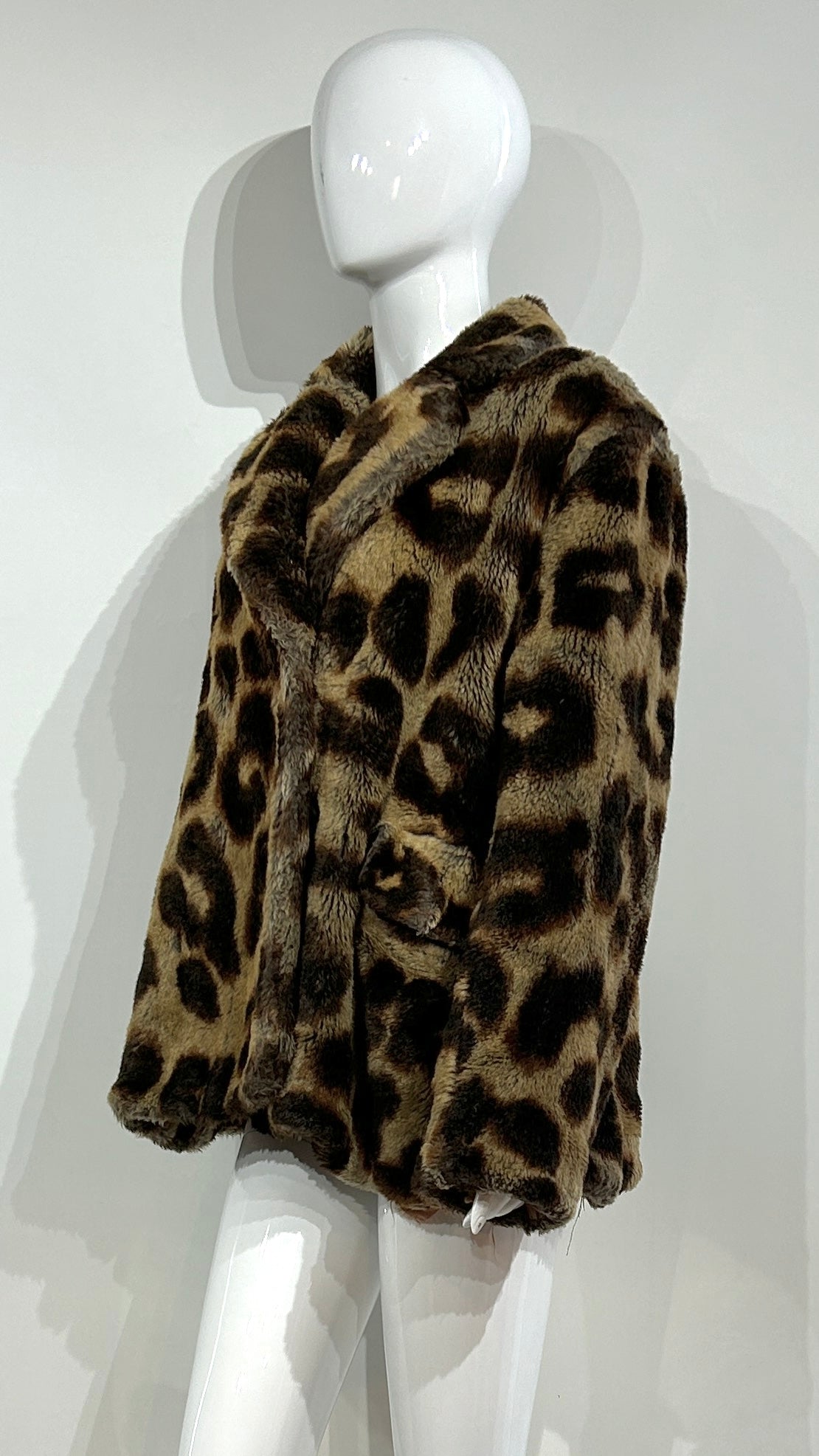 Vivienne Westwood S/S 1992/1993 'always on camera' faux fur jacket