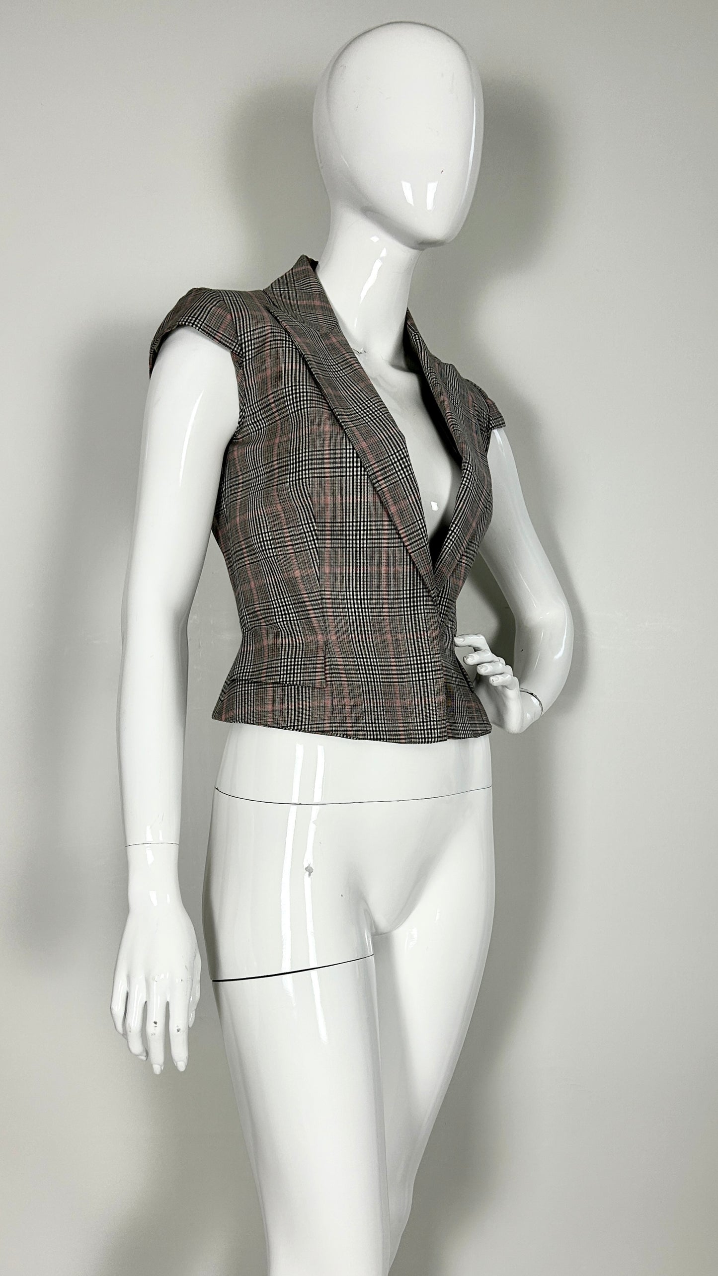 Alexander McQueen cropped tailored jacket