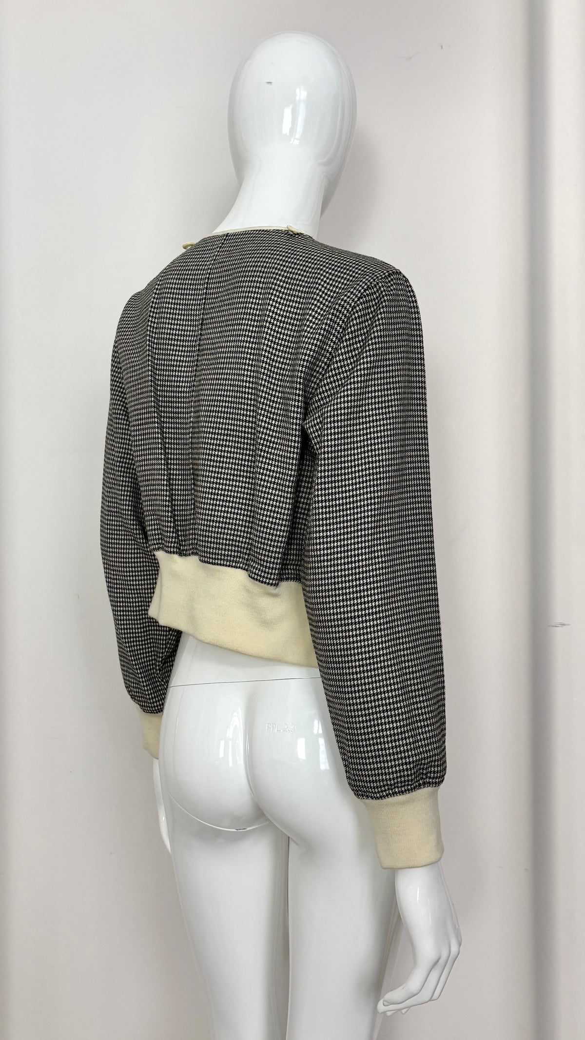 Comme des Garcons A/W 1989 double layered houndstooth jacket
