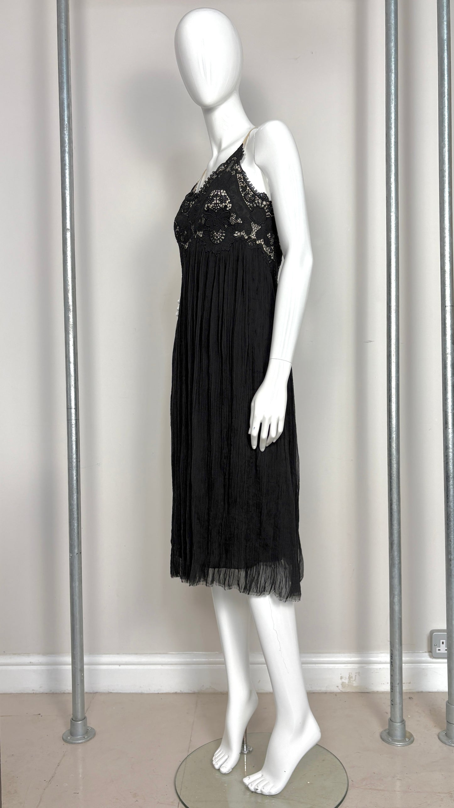 Alexander McQueen lace and chiffon dress