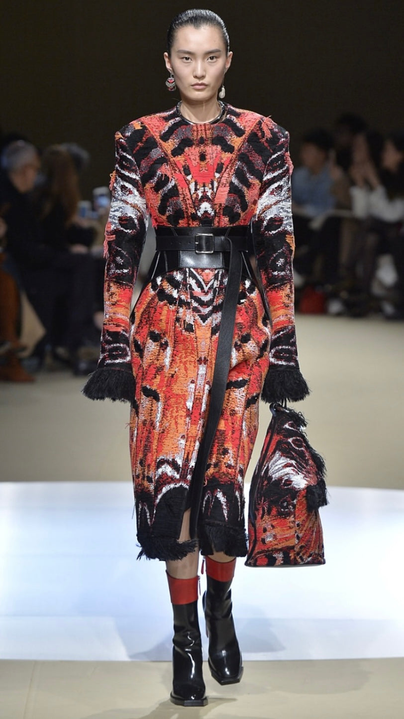 Alexander McQueen A/W 2018/2019 butterfly tapestry jacket