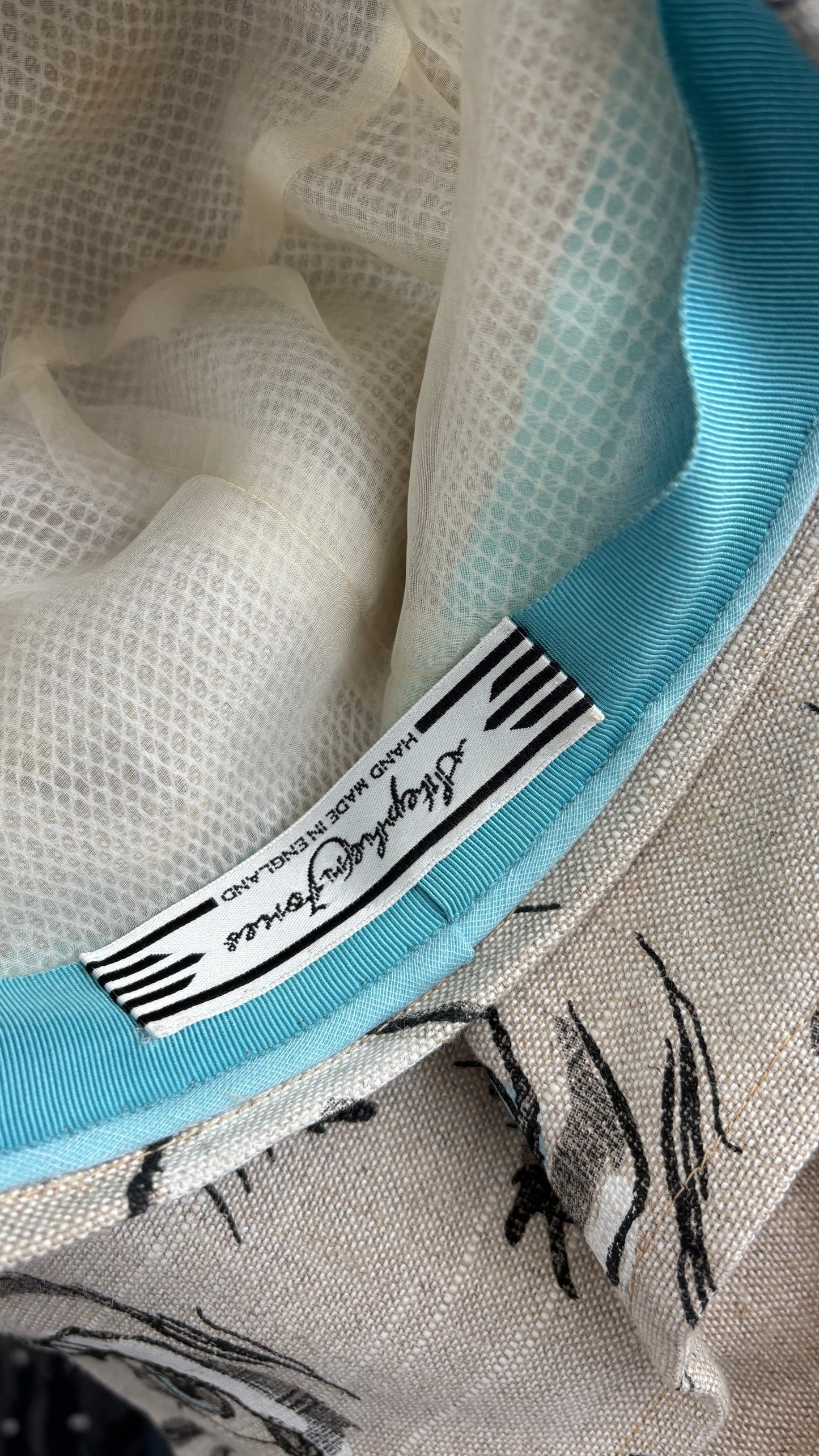Stephen Jones eye print turban