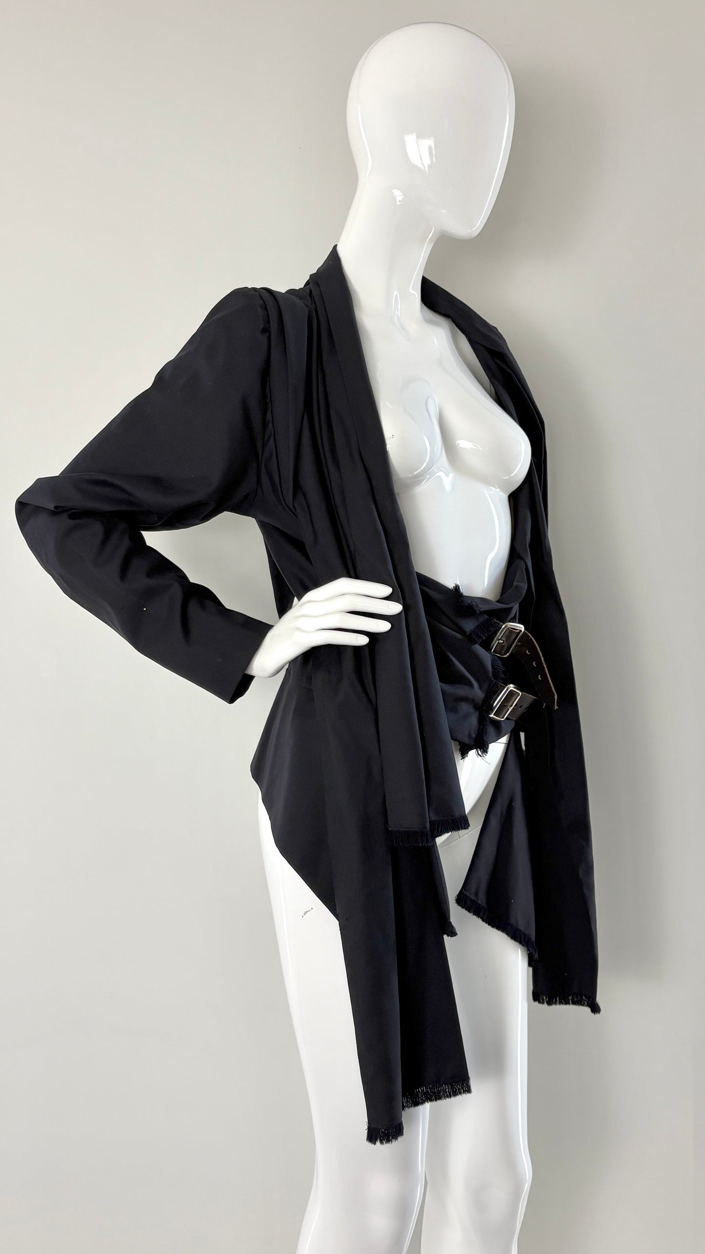 Vivienne Westwood jacket with integrated waistcoat and wraps
