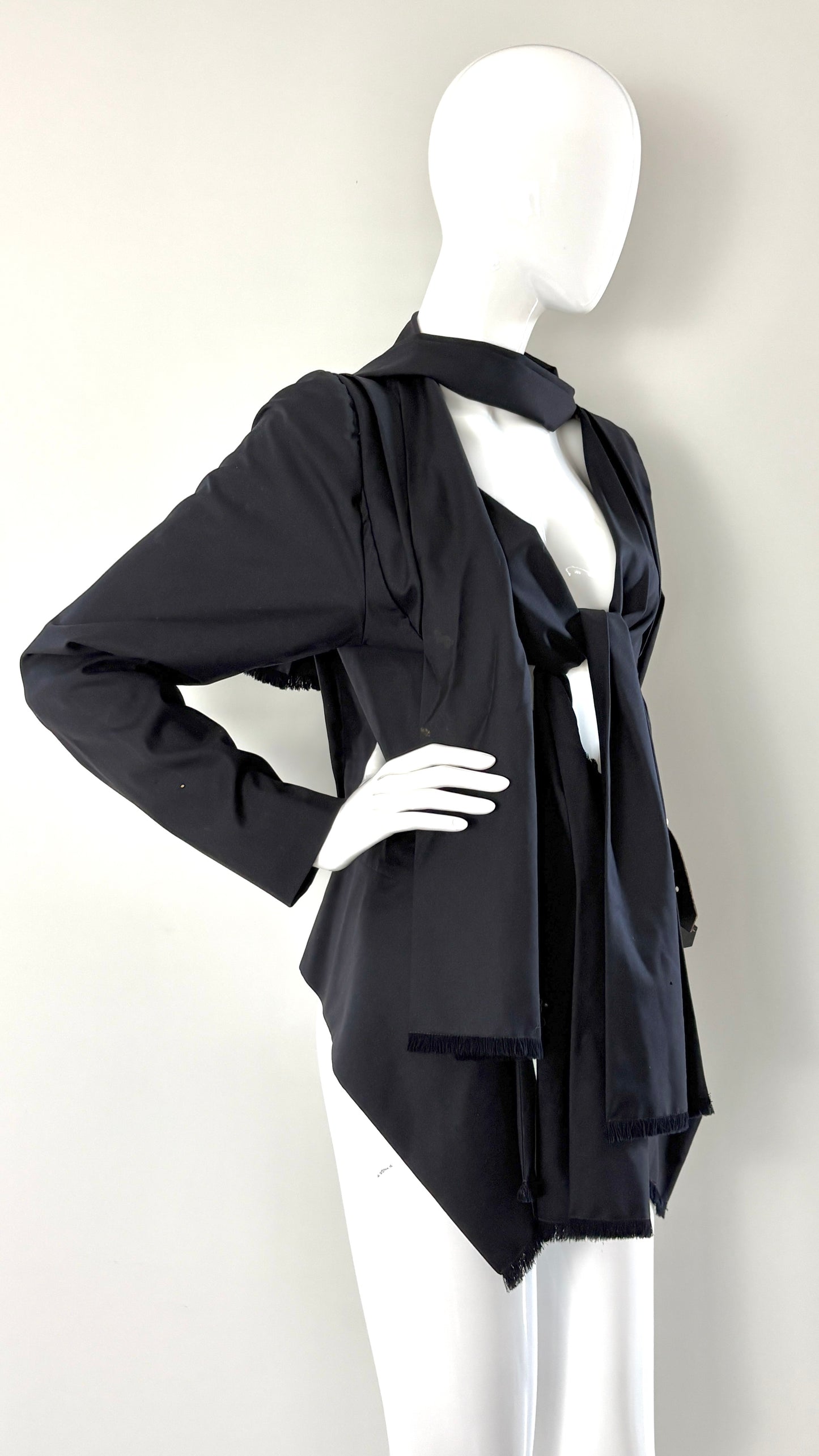 Vivienne Westwood jacket with integrated waistcoat and wraps