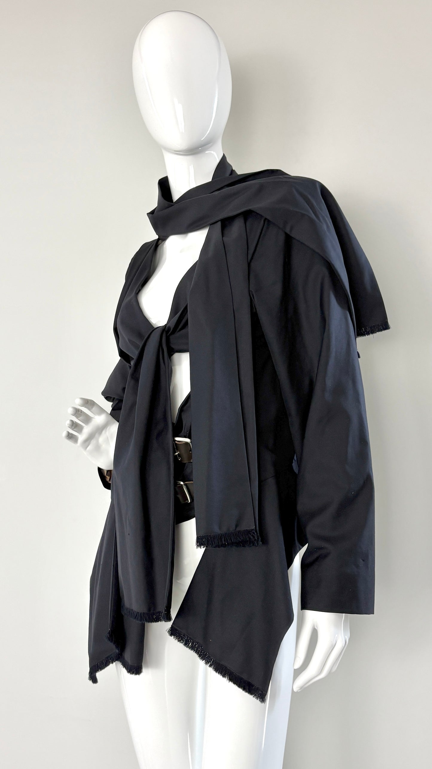Vivienne Westwood jacket with integrated waistcoat and wraps