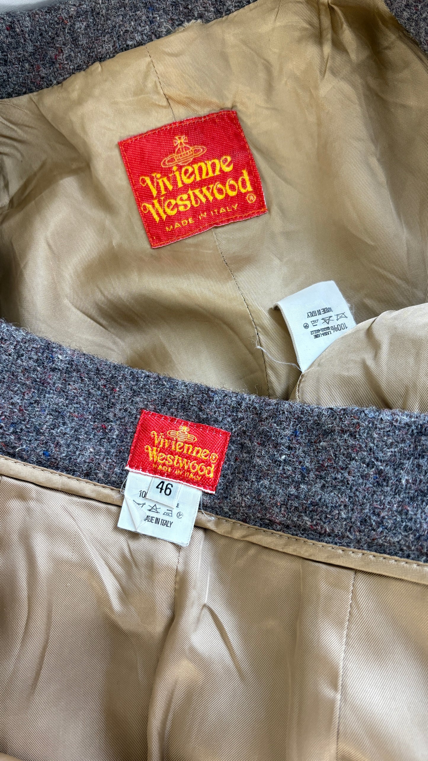 Vivienne Westwood tweed ensemble