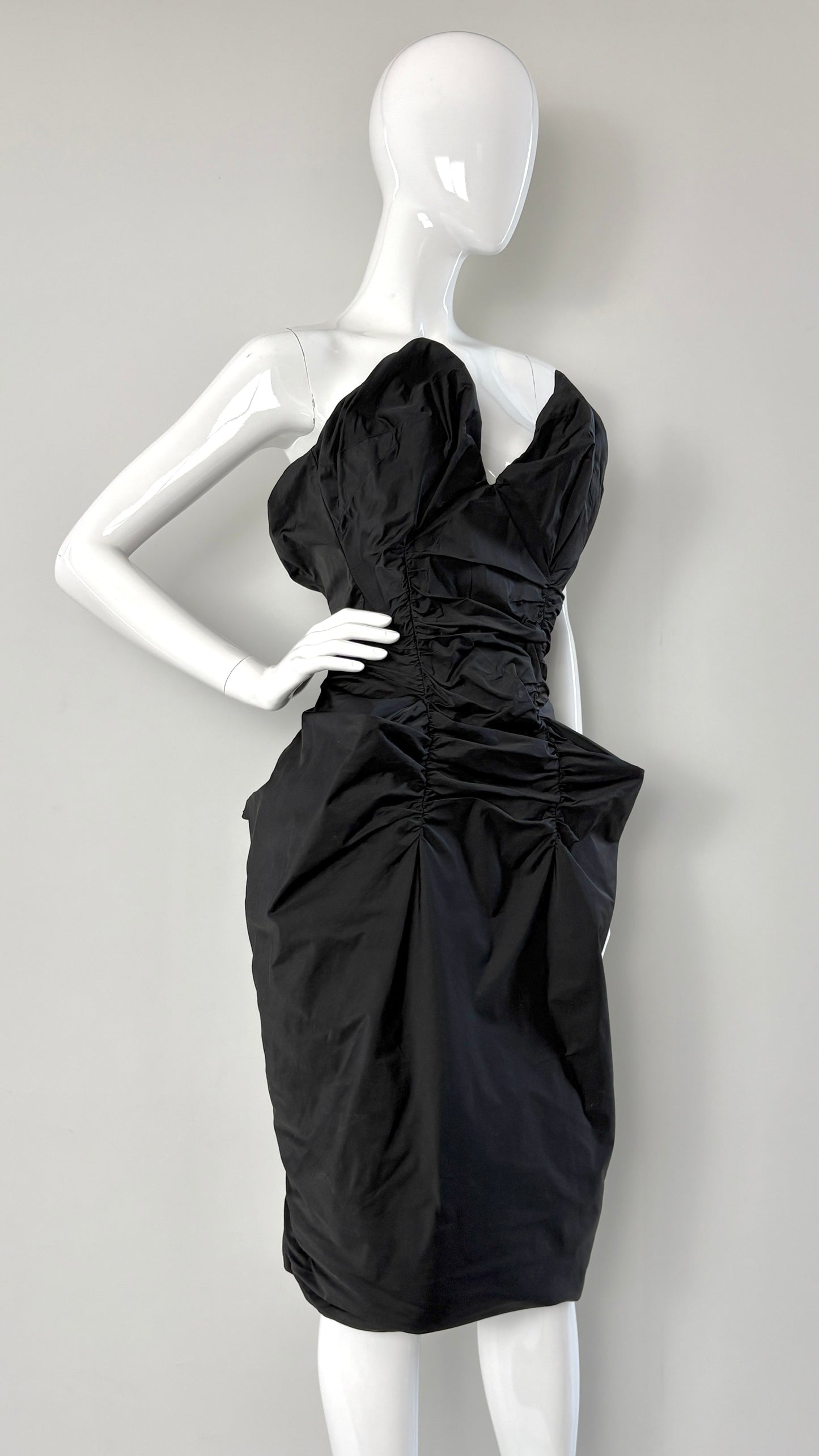 Vivienne Westwood taffeta dress with integrated corset