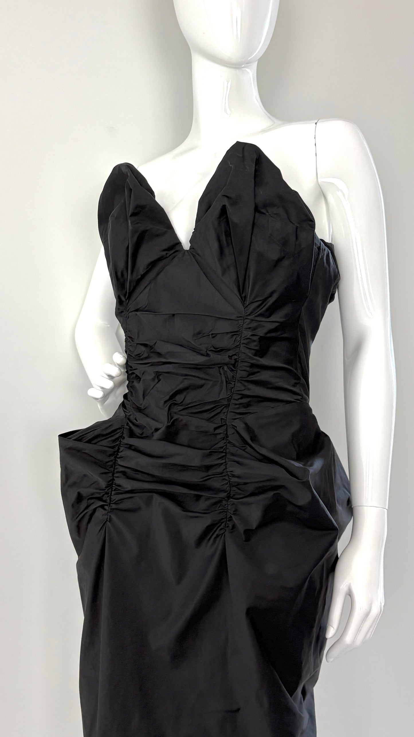 Vivienne Westwood taffeta dress with integrated corset