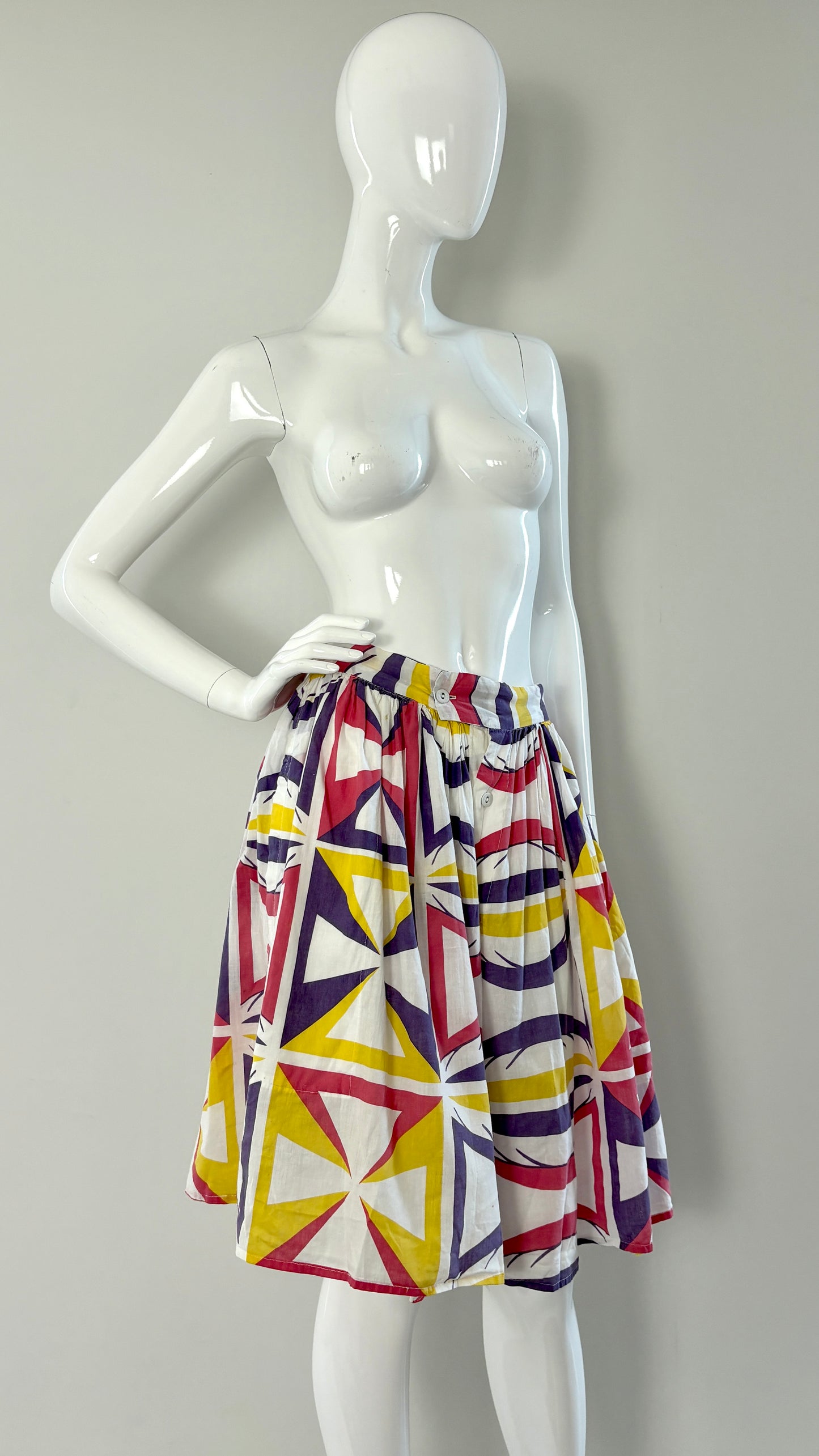Vivienne Westwood & Malcolm Mclaren S/S 1983 'savage' Navajo print ensemble