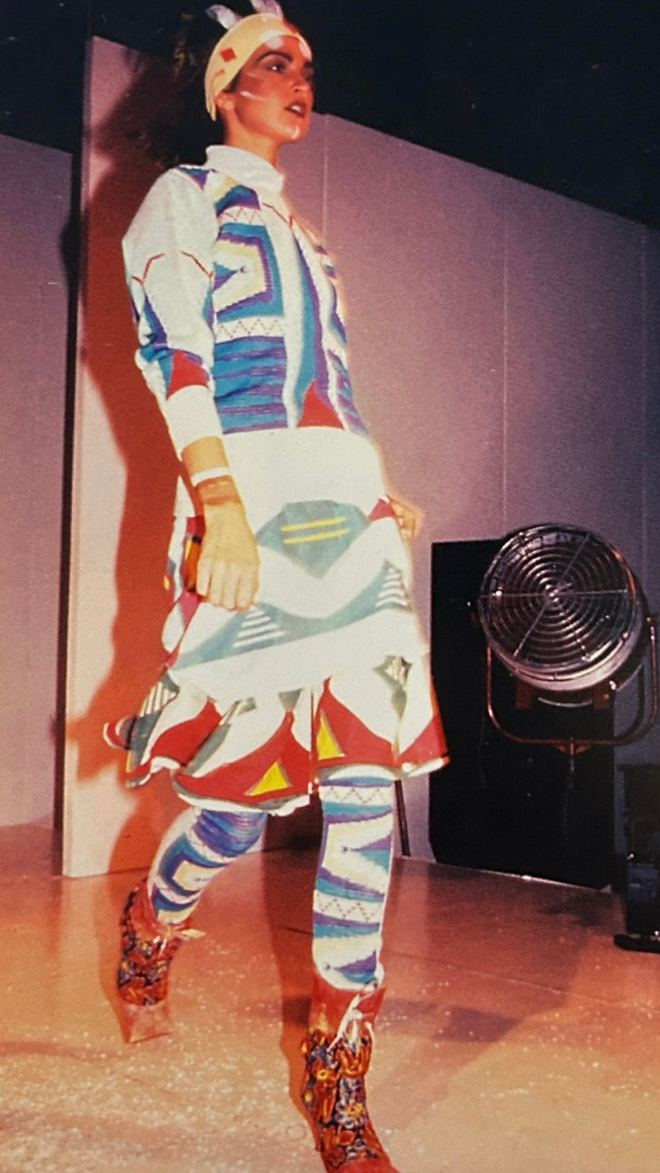 Vivienne Westwood & Malcolm Mclaren S/S 1983 'savage' Navajo print ensemble