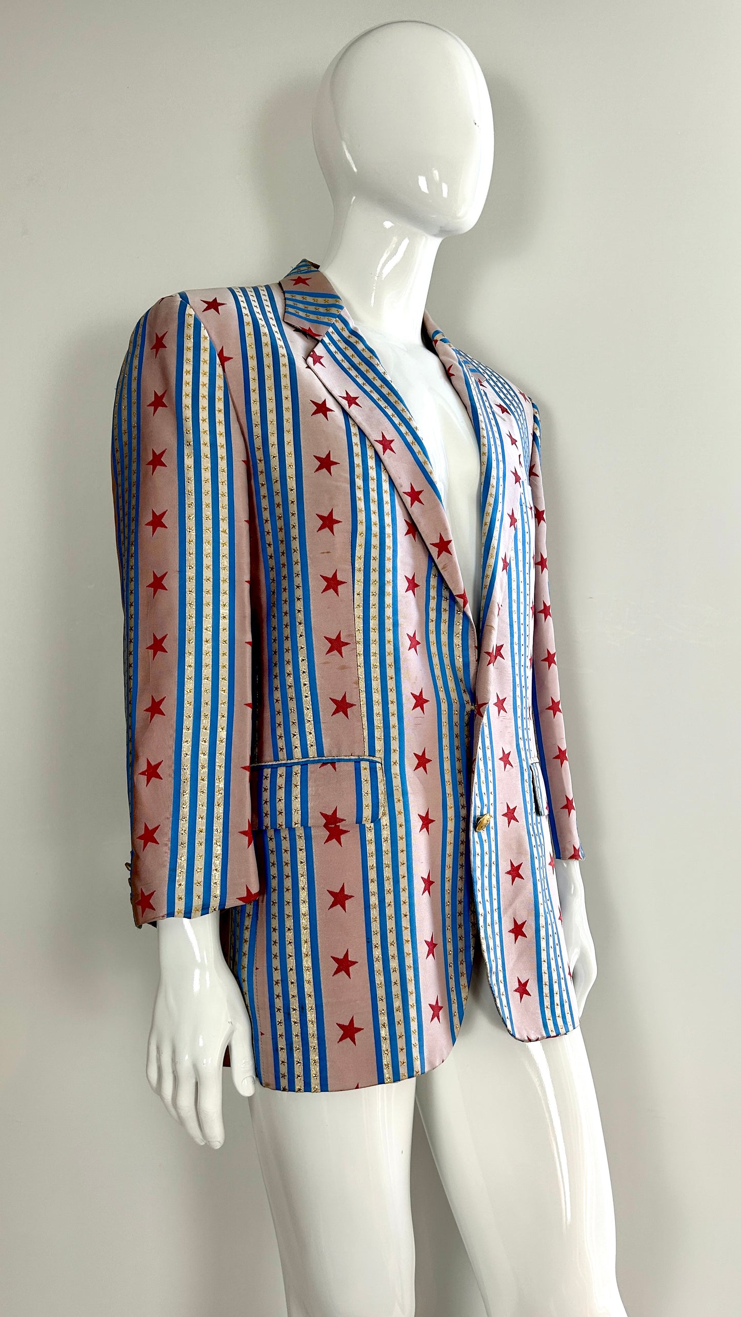 Moschino cheap and chic stars and stripes exhibitionist jacket