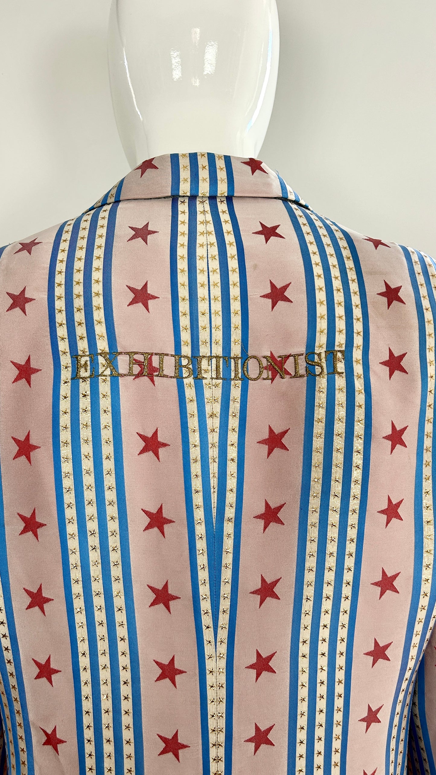 Moschino cheap and chic stars and stripes exhibitionist jacket