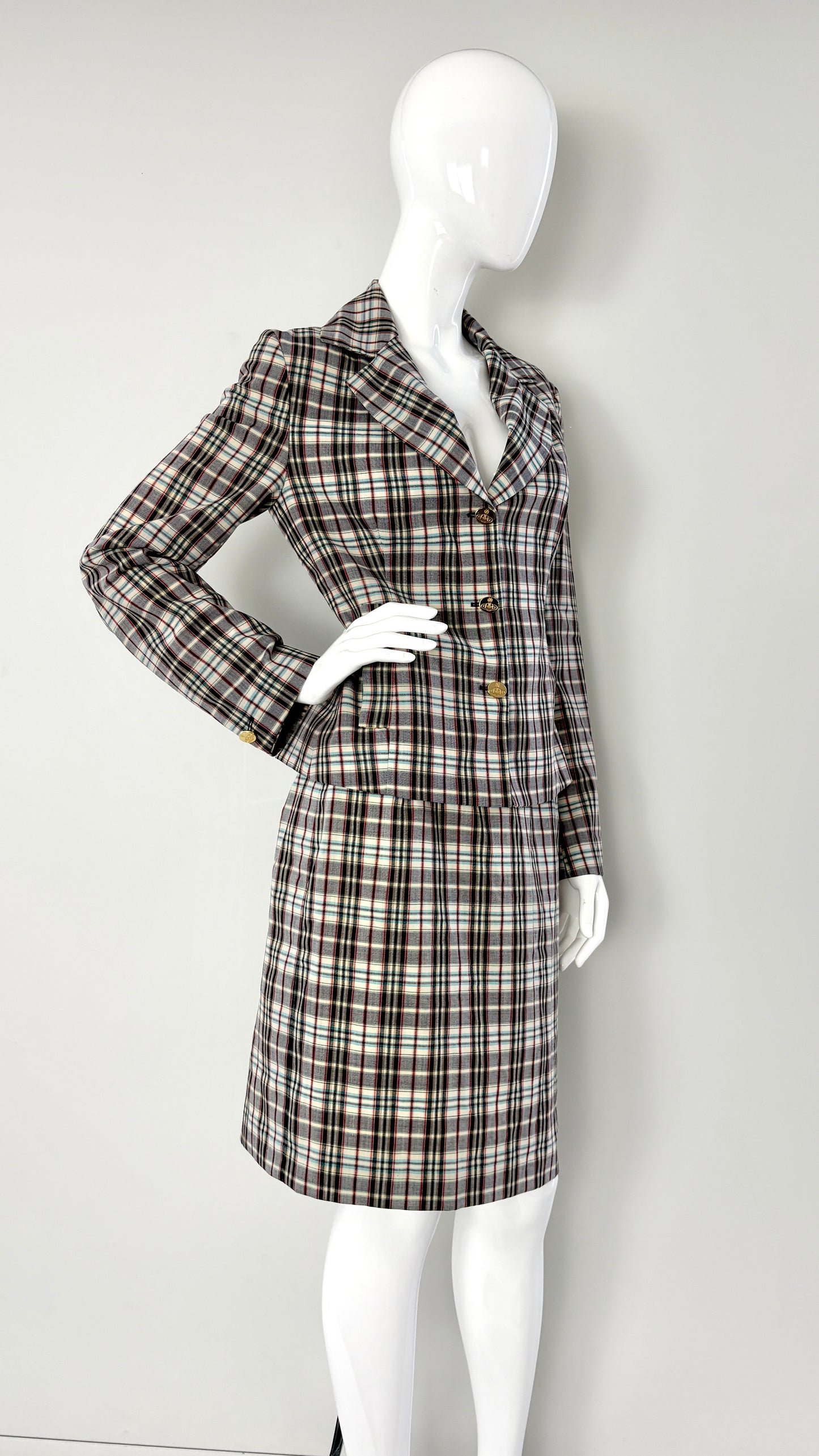 Vivienne Westwood plaid suit