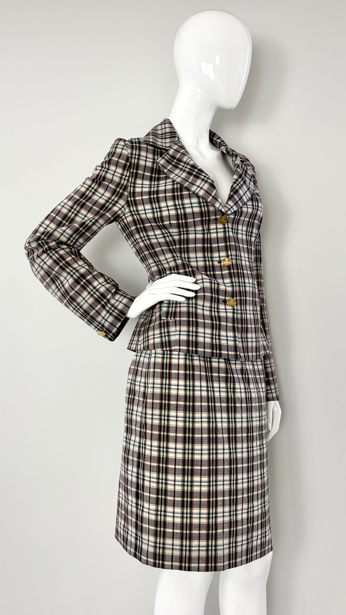 Vivienne Westwood plaid suit