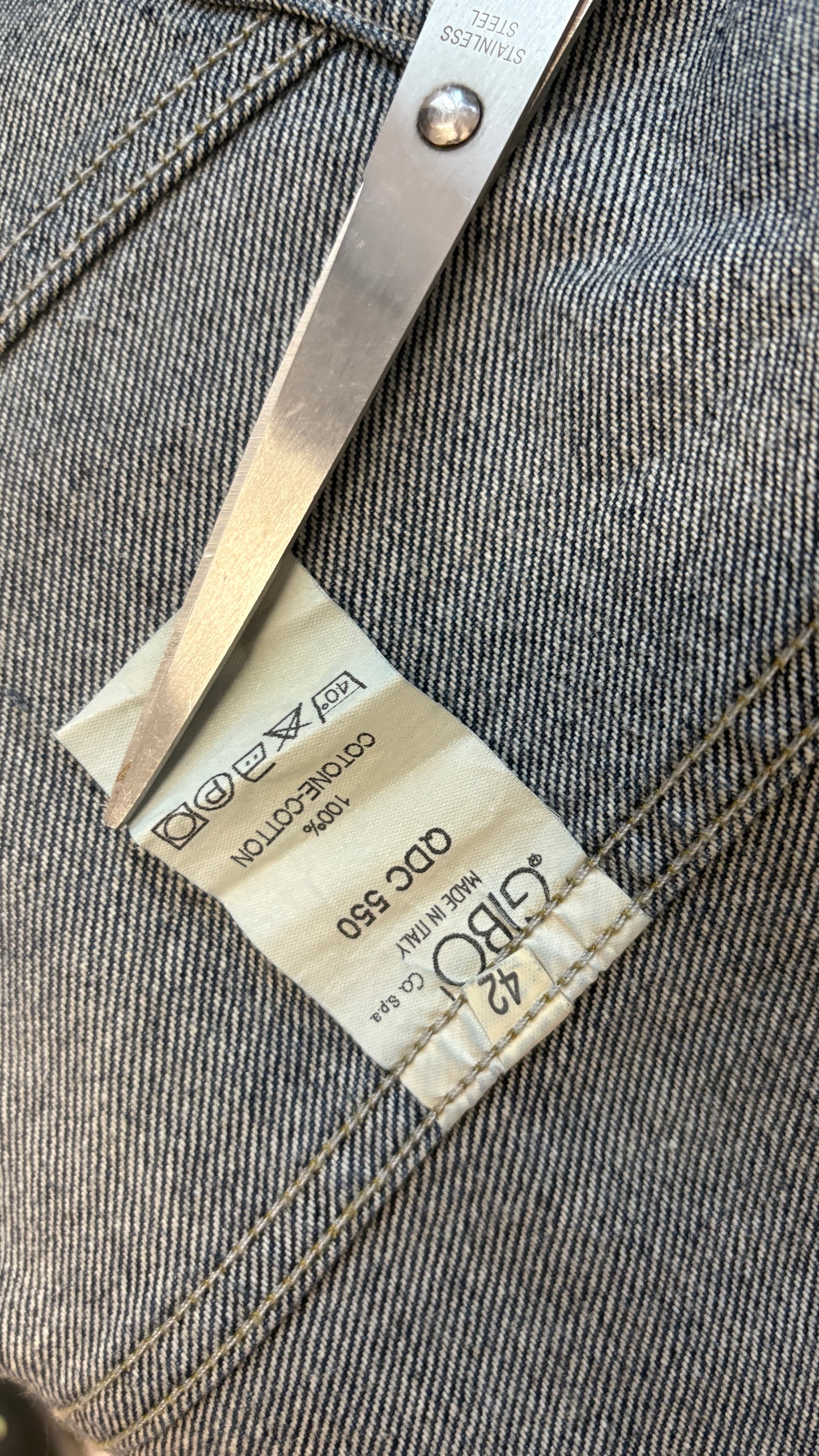 Alexander McQueen S/S 1997 denim jacket