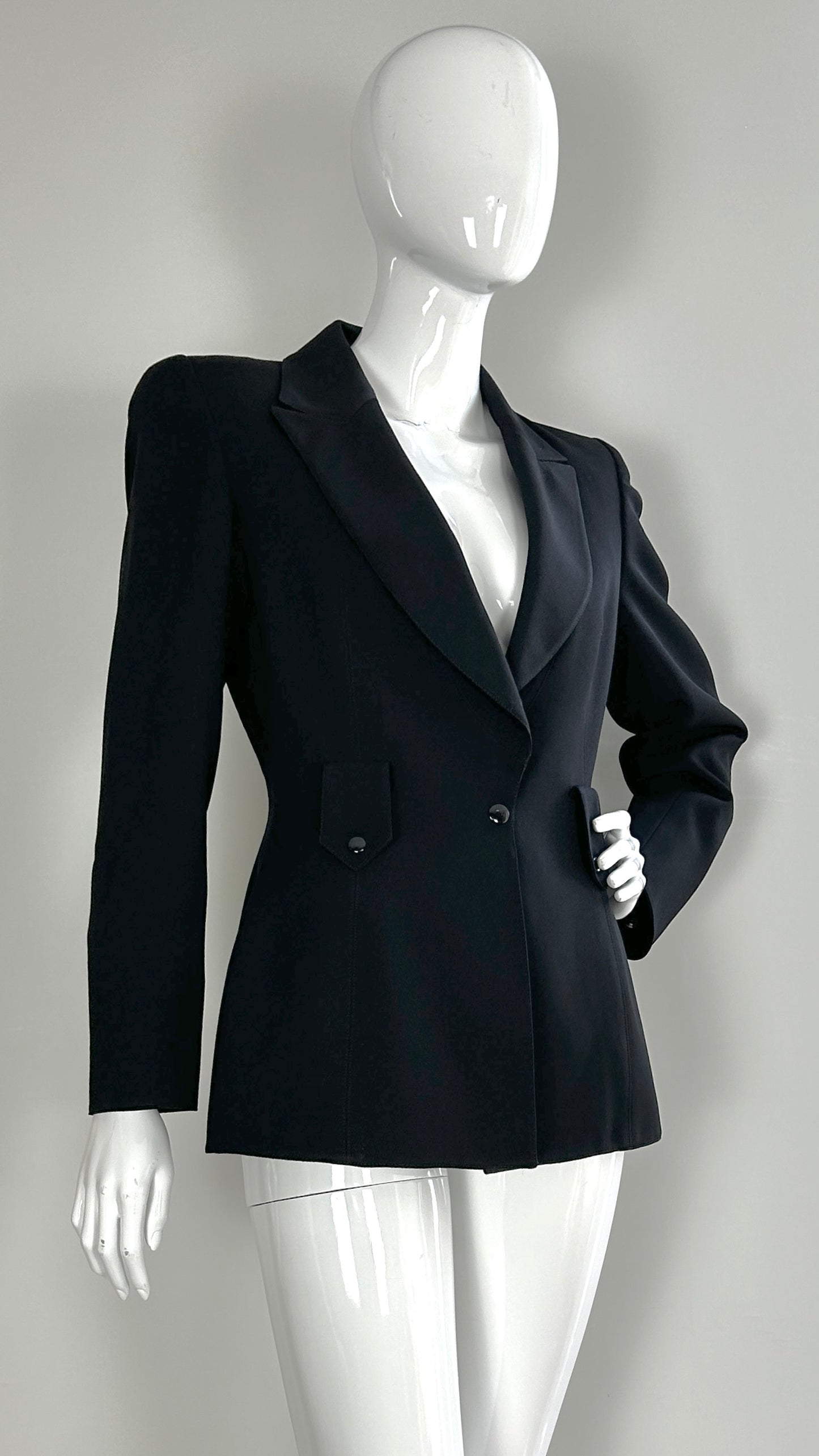 Claude Montana jacket with belt loops