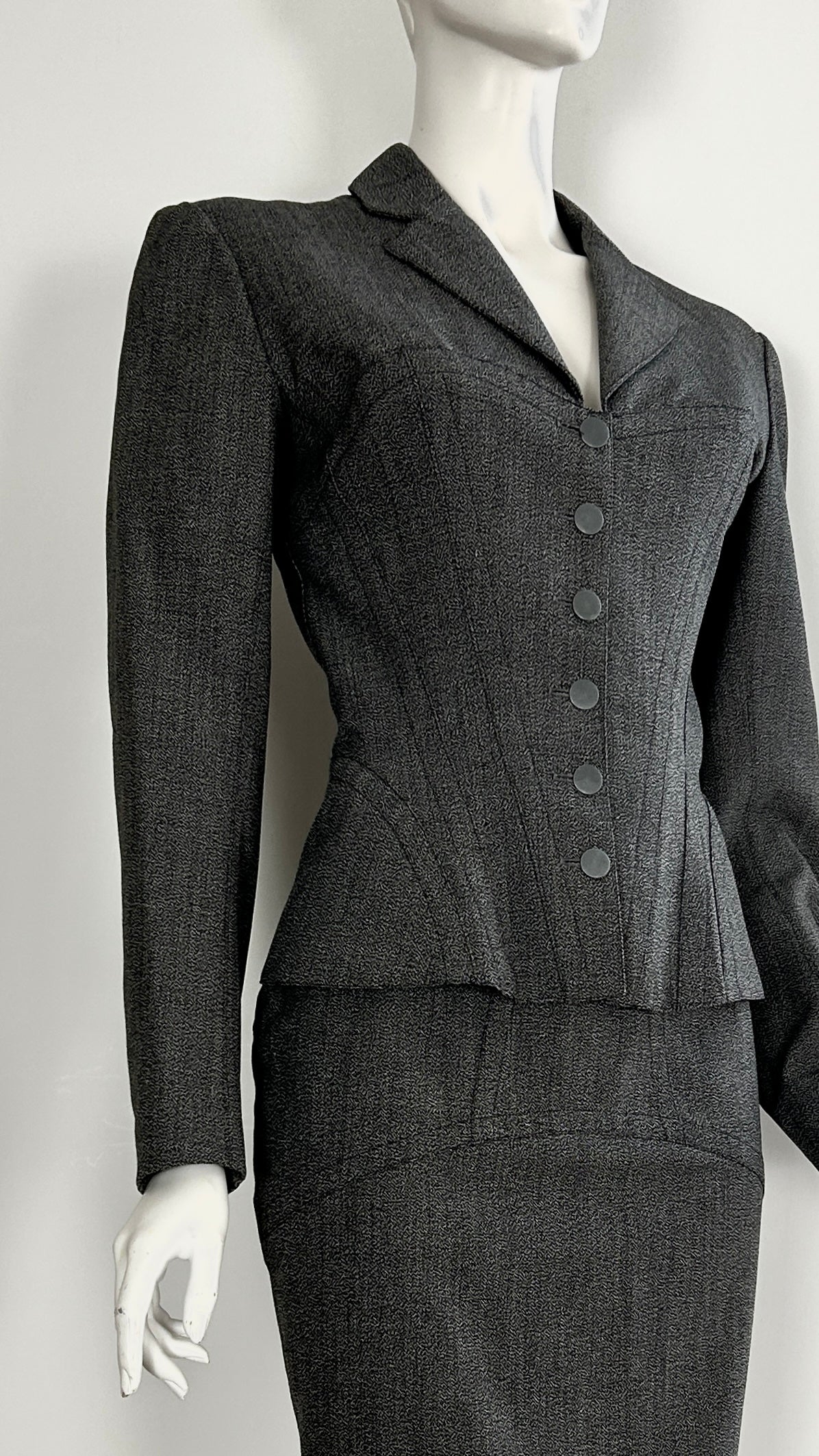 Alaïa corset style suit