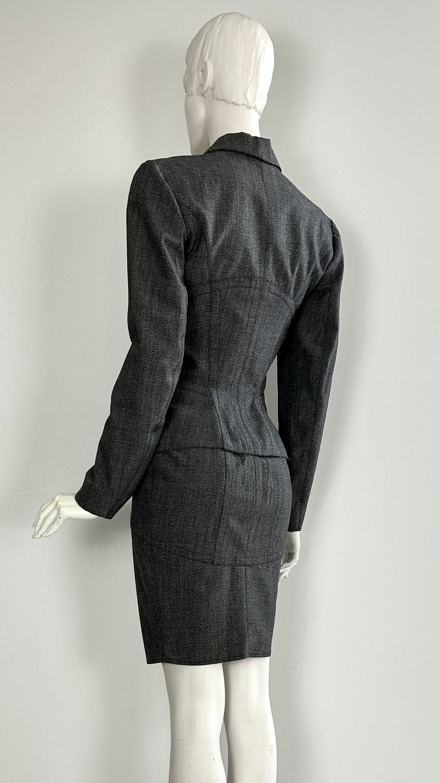 Alaïa corset style suit