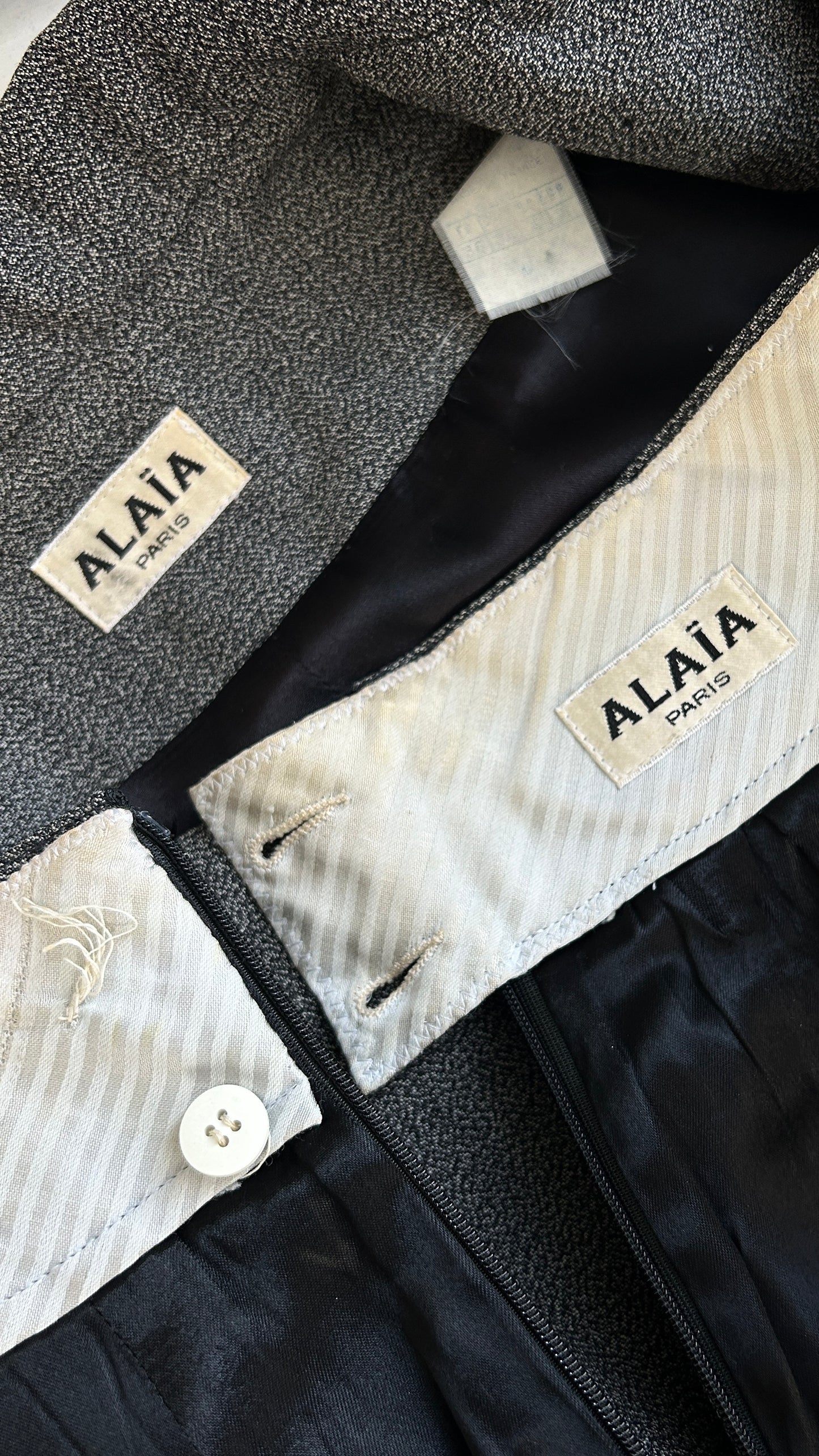 Alaïa corset style suit